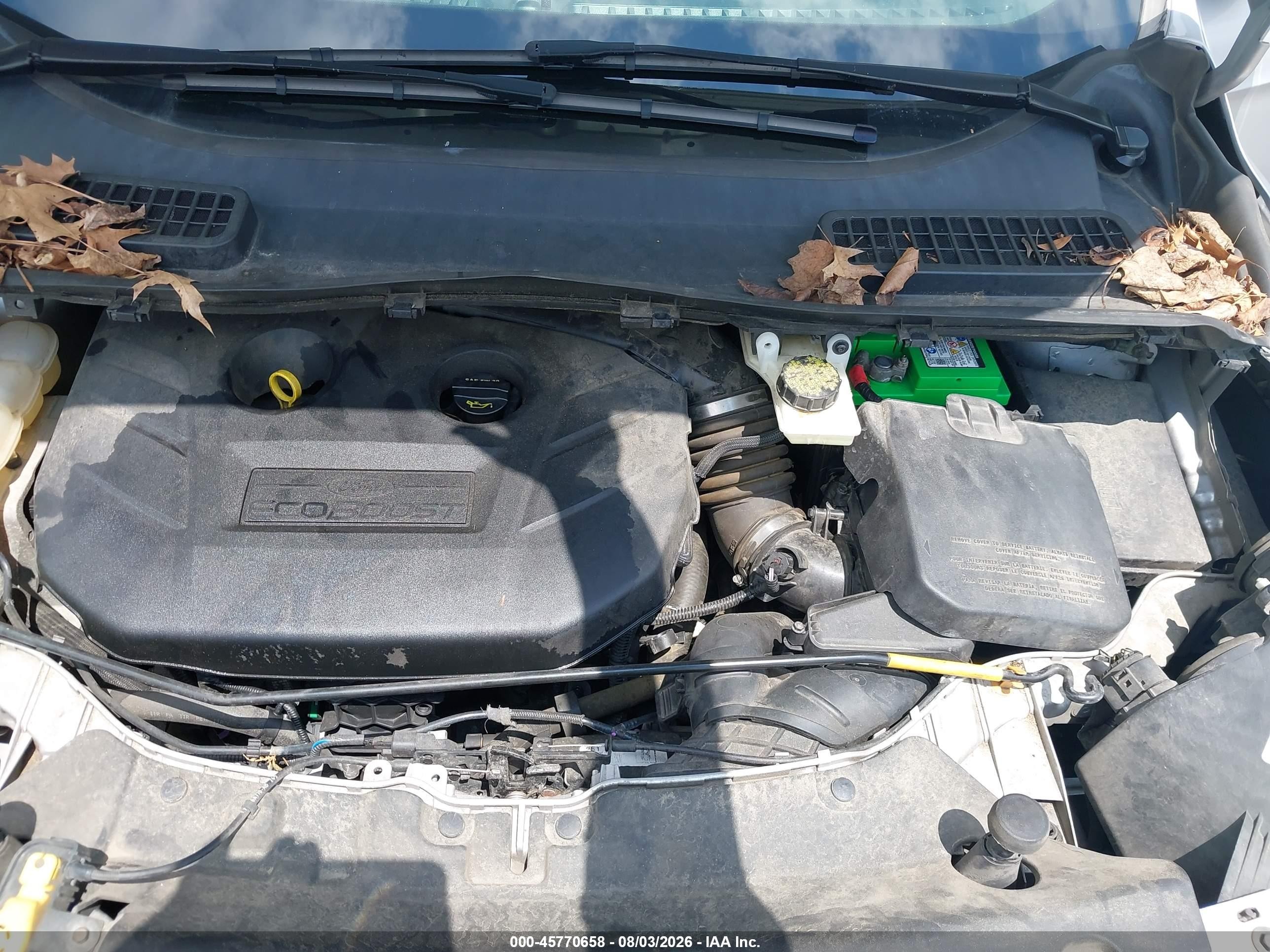 2014 Ford Escape Titanium Серебряный vin: 1FMCU0J94EUB08454
