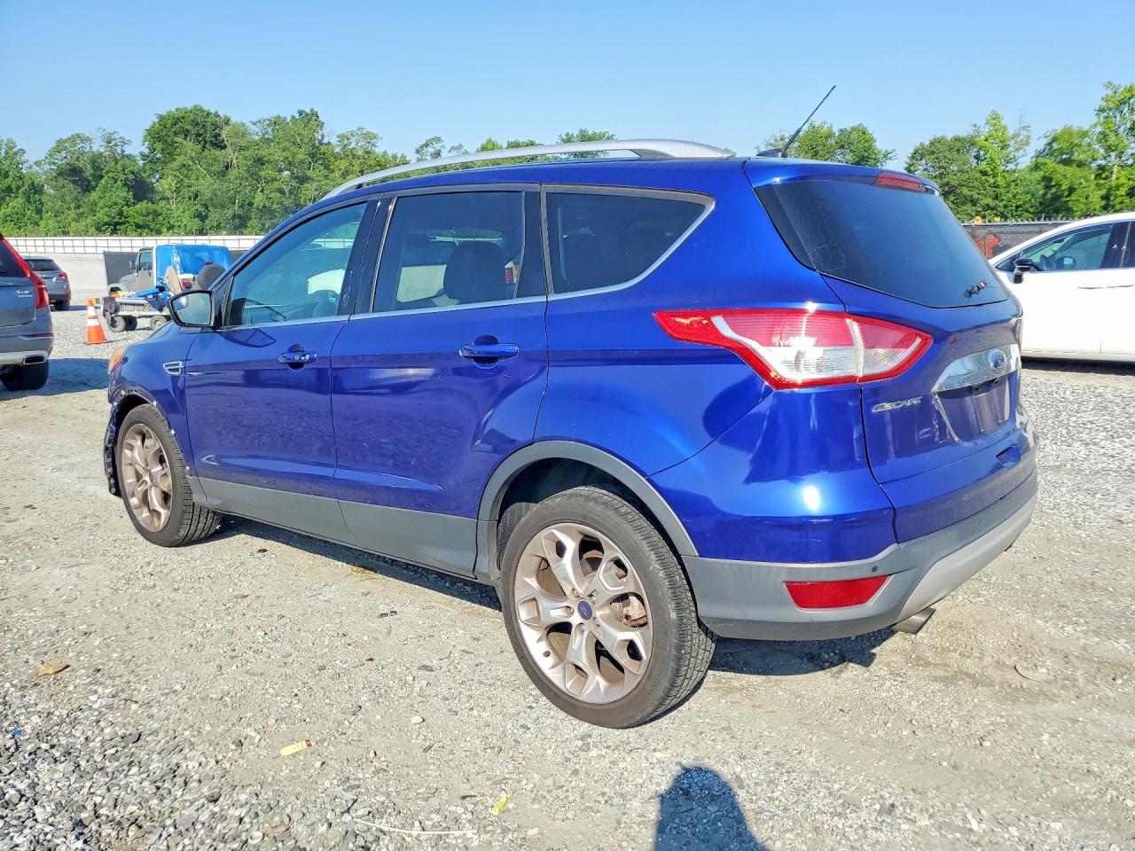 2014 Ford Escape Titanium Blue vin: 1FMCU0J94EUB20572