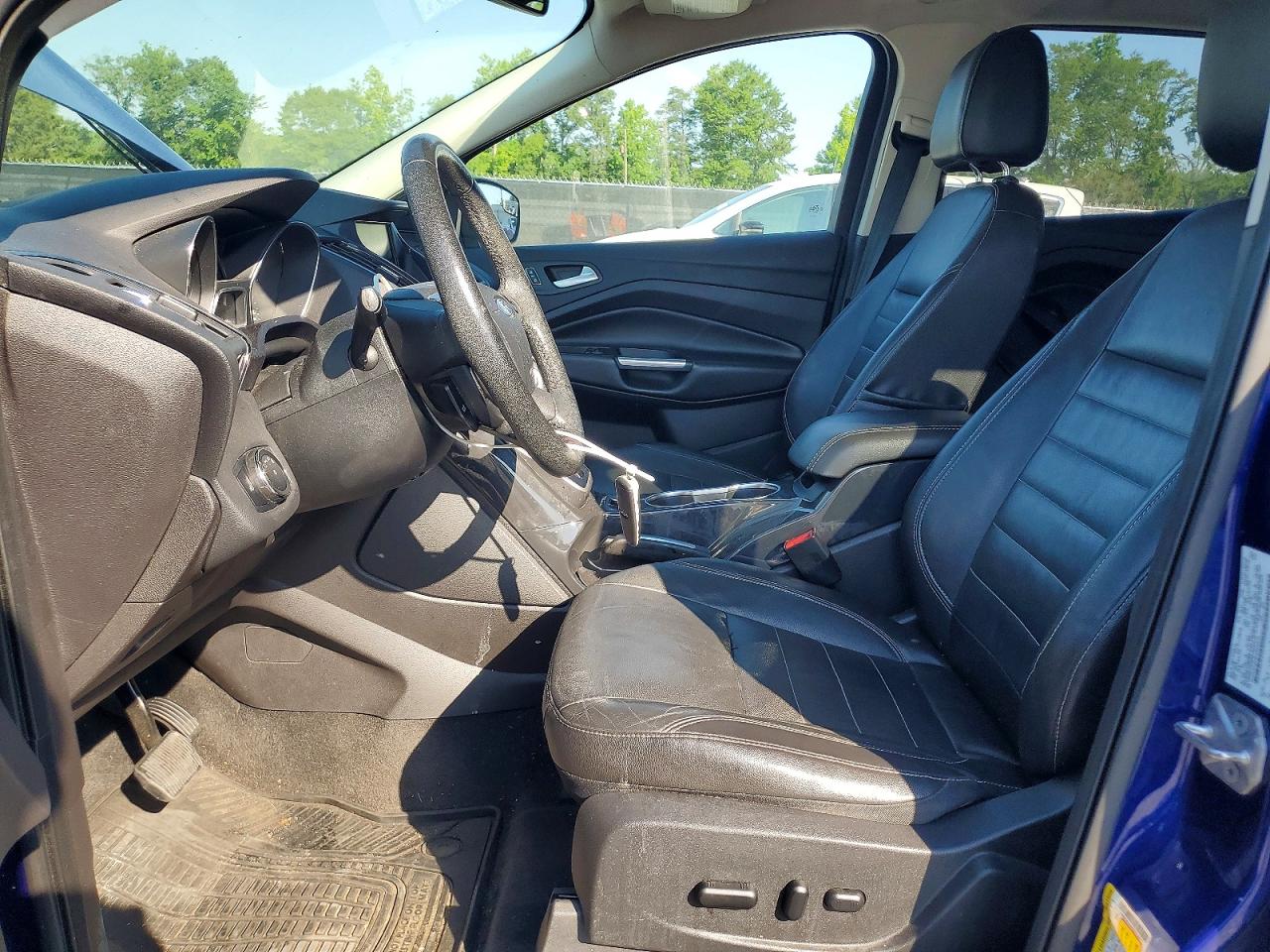 2014 Ford Escape Titanium Blue vin: 1FMCU0J94EUB20572