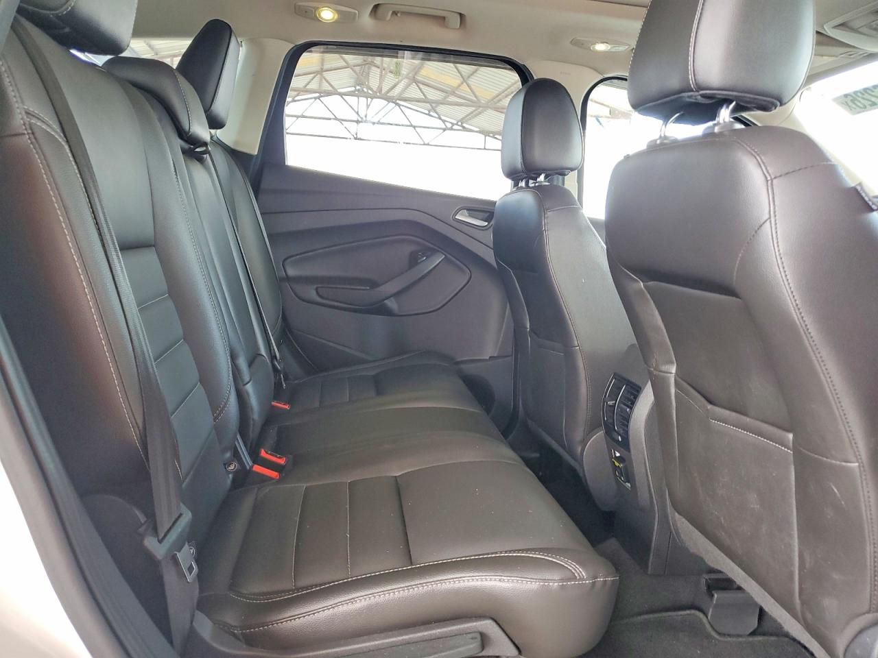 2014 Ford Escape Titanium Белый vin: 1FMCU0J94EUB93005