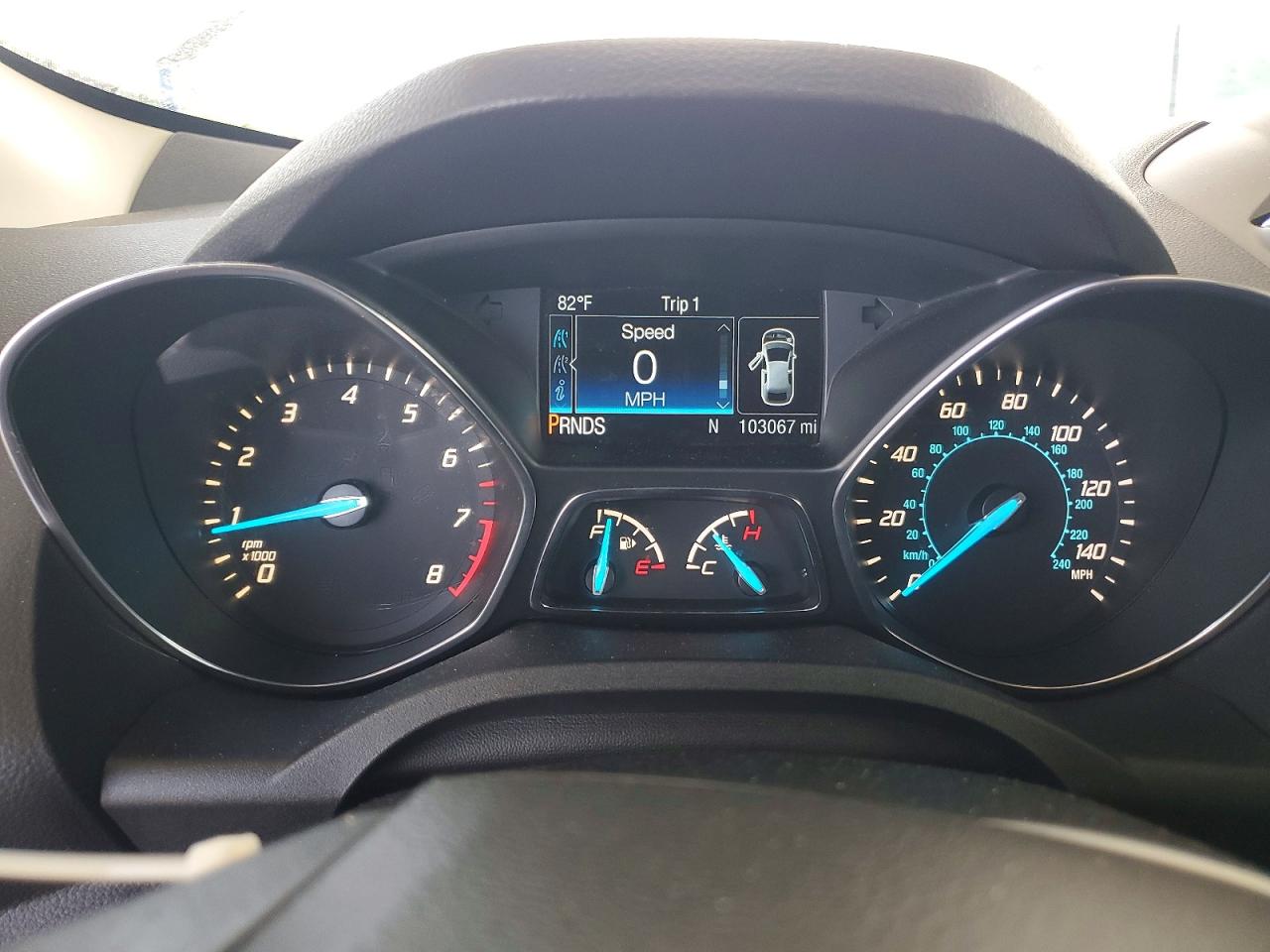 2014 Ford Escape Titanium Белый vin: 1FMCU0J94EUB93005