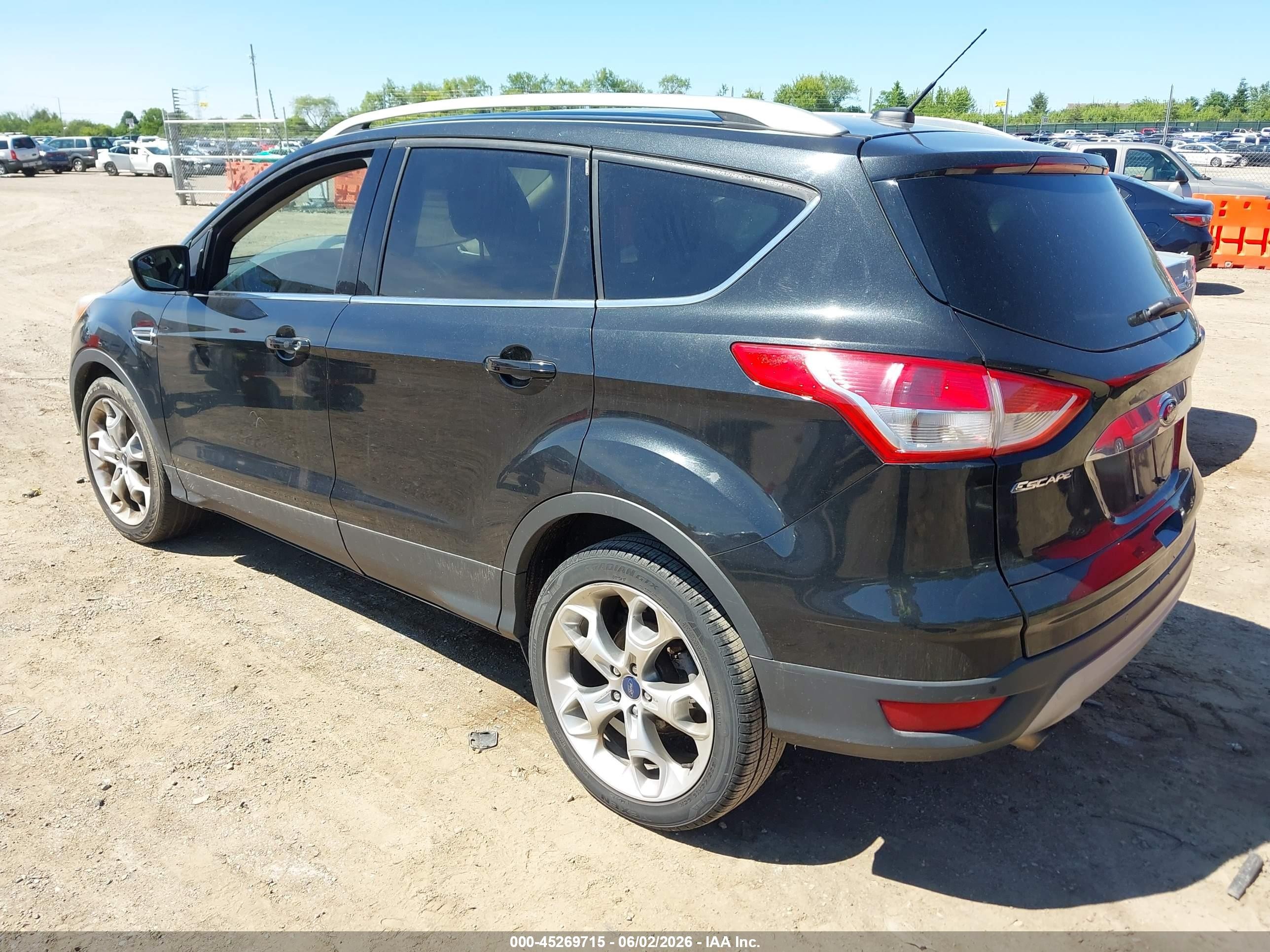 2014 Ford Escape Titanium Black vin: 1FMCU0J94EUD29276