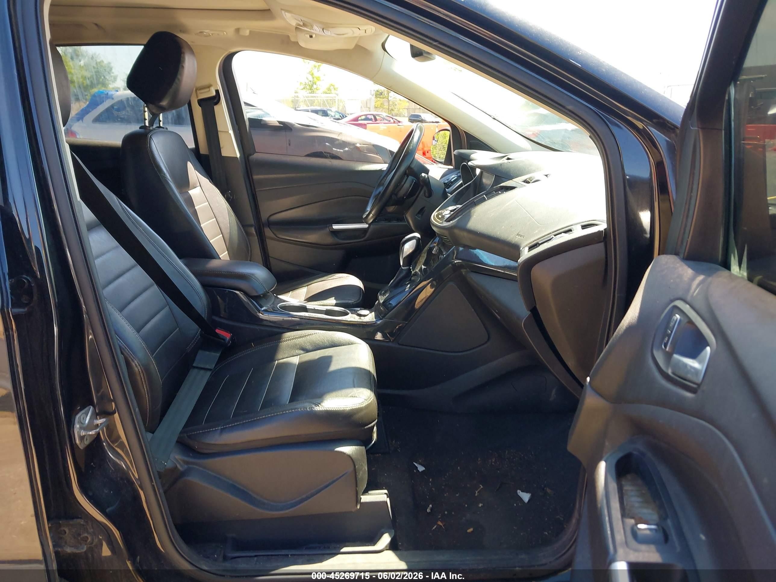2014 Ford Escape Titanium Black vin: 1FMCU0J94EUD29276