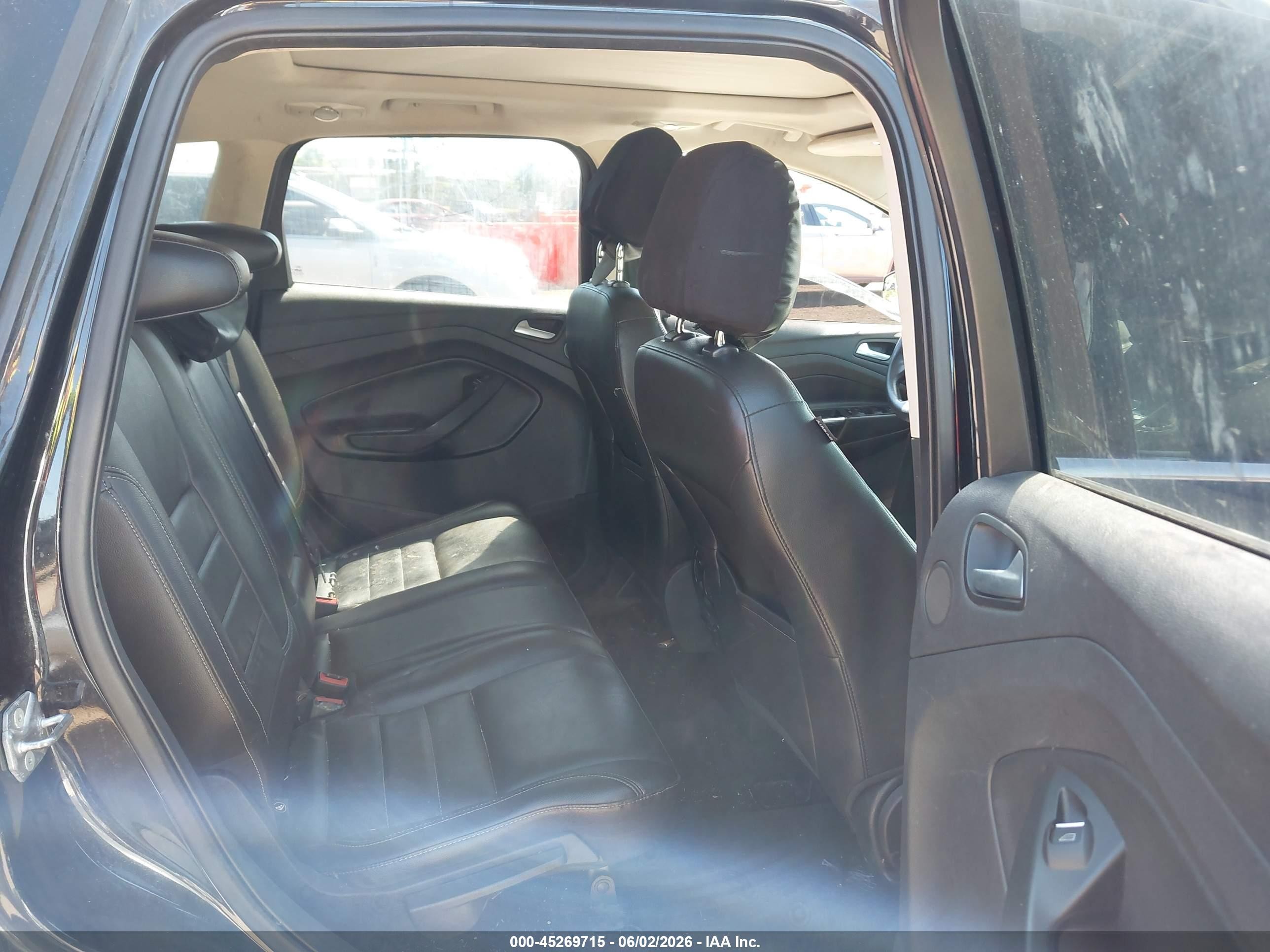 2014 Ford Escape Titanium Black vin: 1FMCU0J94EUD29276