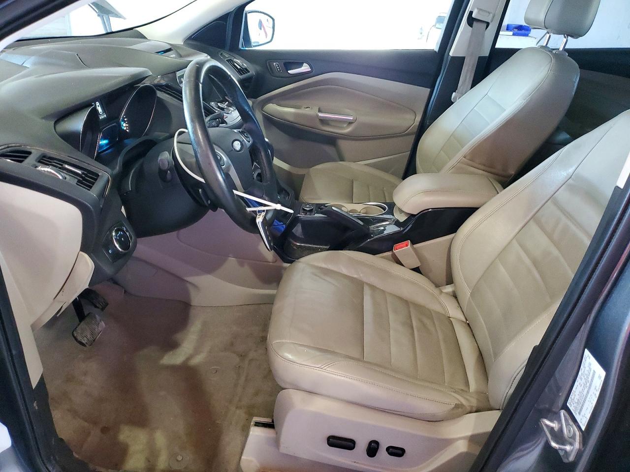 2014 Ford Escape Titanium Серый vin: 1FMCU0J94EUD52556