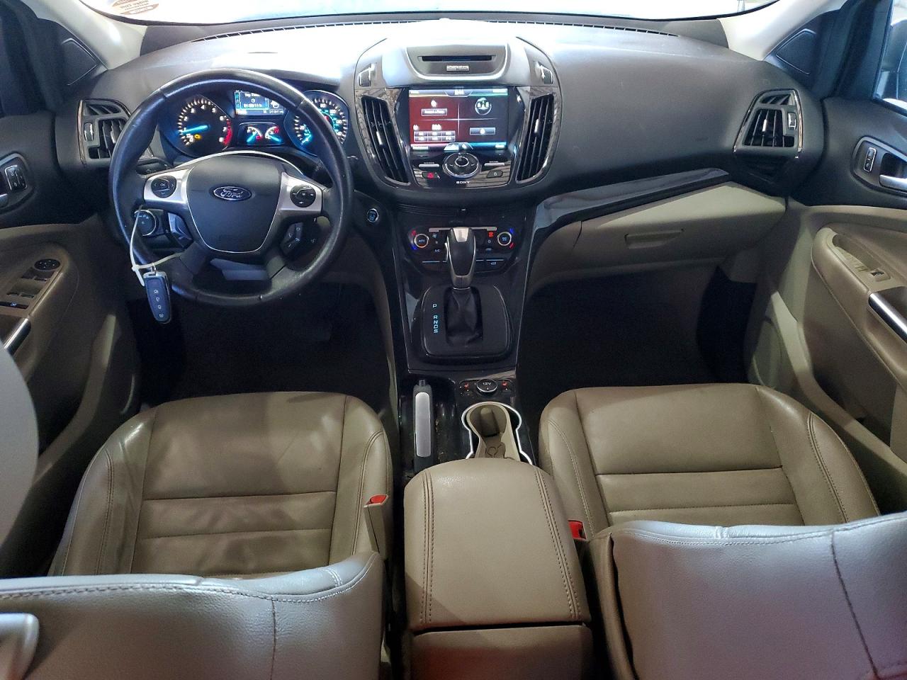2014 Ford Escape Titanium Серый vin: 1FMCU0J94EUD52556