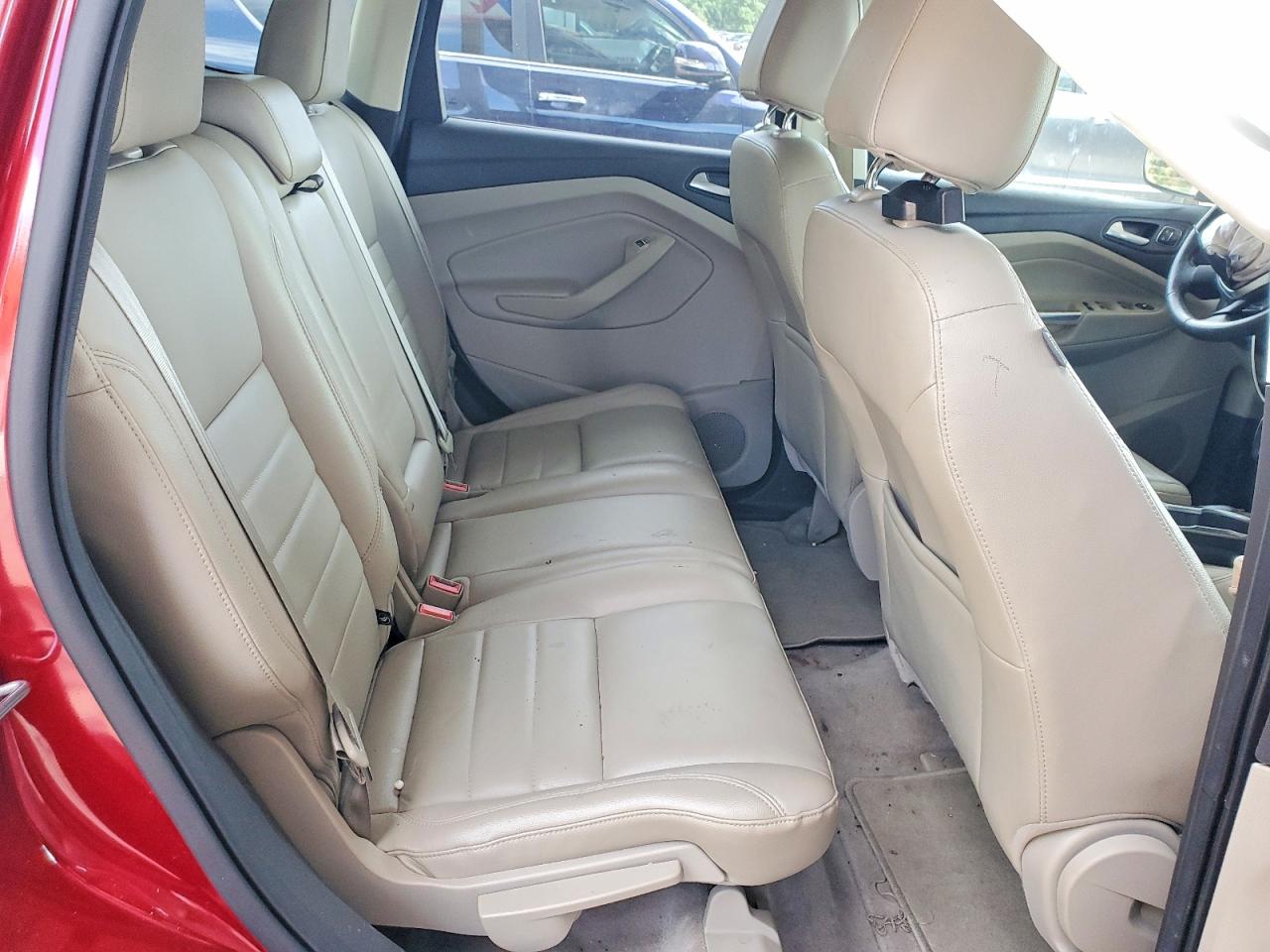 2014 Ford Escape Titanium Red vin: 1FMCU0J94EUD55876