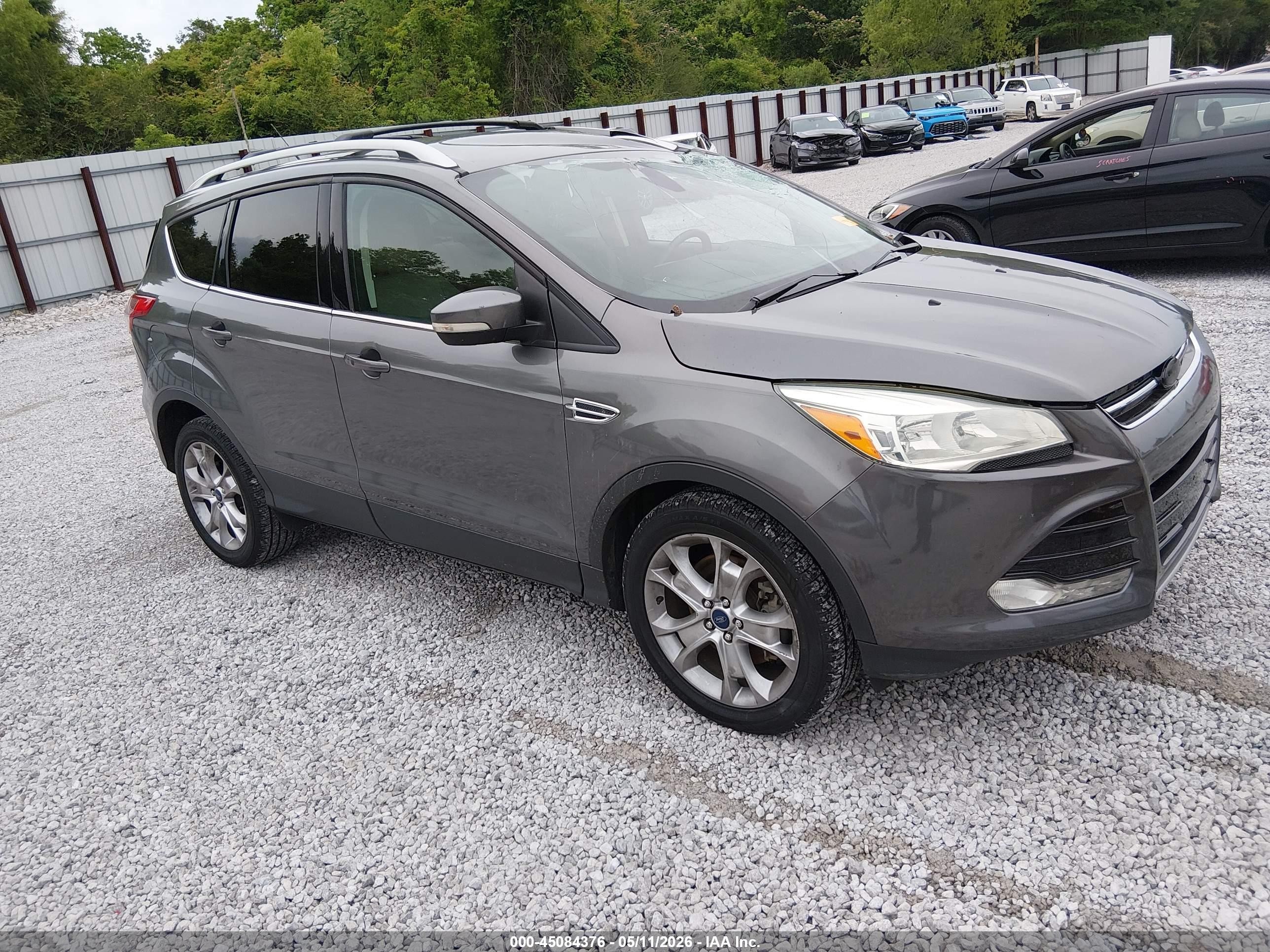 2014 Ford Escape Titanium Gray vin: 1FMCU0J94EUD77053