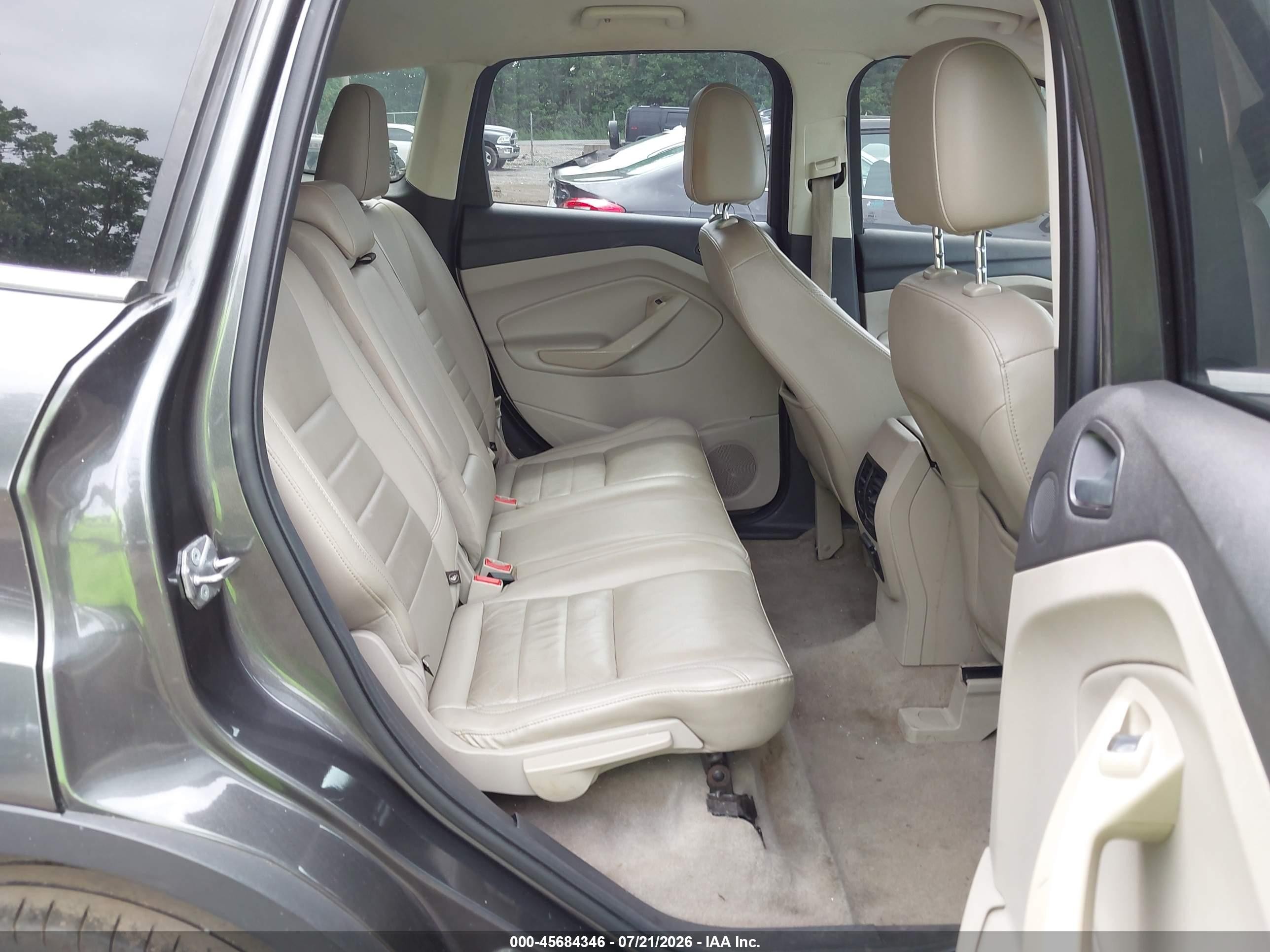 2015 Ford Escape Titanium Серый vin: 1FMCU0J94FUA20361
