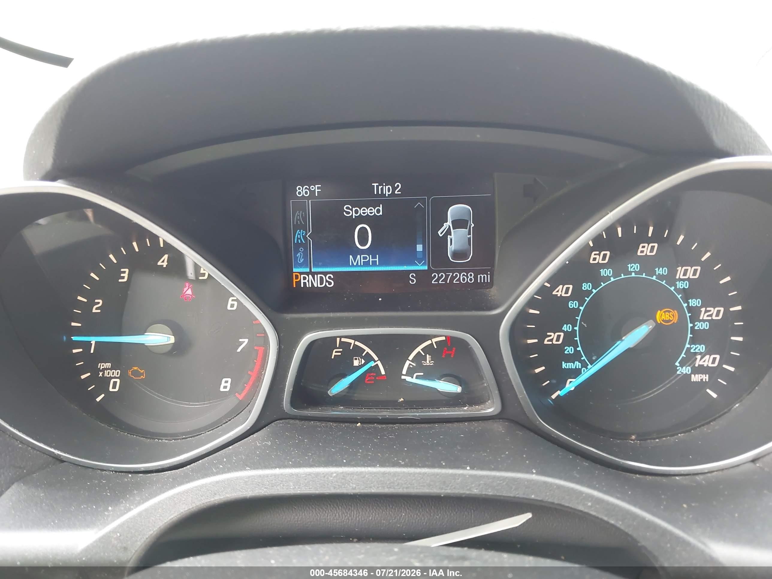 2015 Ford Escape Titanium Серый vin: 1FMCU0J94FUA20361