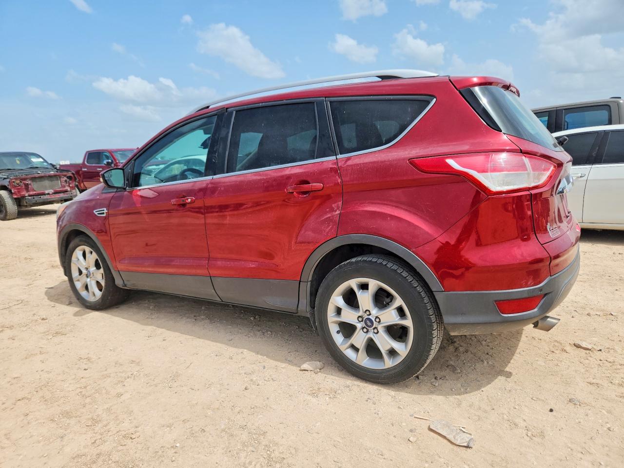 2015 Ford Escape Titanium Red vin: 1FMCU0J94FUA94797
