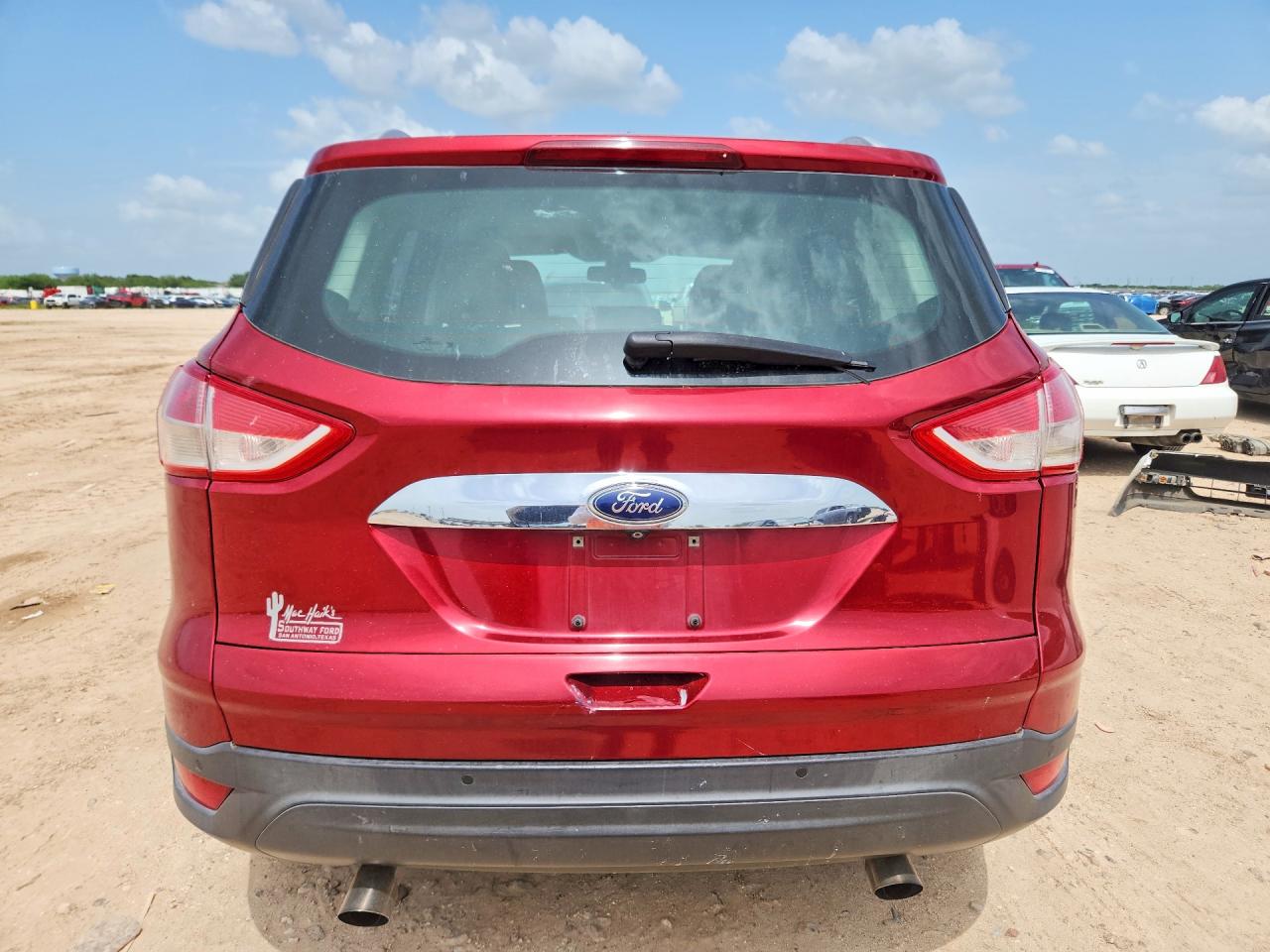 2015 Ford Escape Titanium Red vin: 1FMCU0J94FUA94797