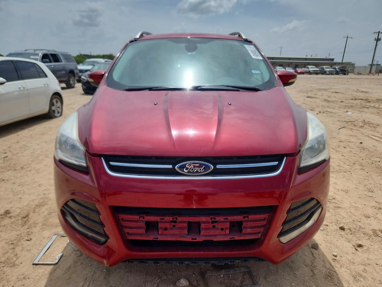 2015 Ford Escape Titanium Red vin: 1FMCU0J94FUA94797