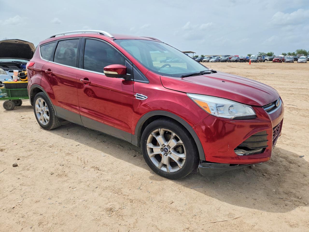 2015 Ford Escape Titanium Red vin: 1FMCU0J94FUA94797