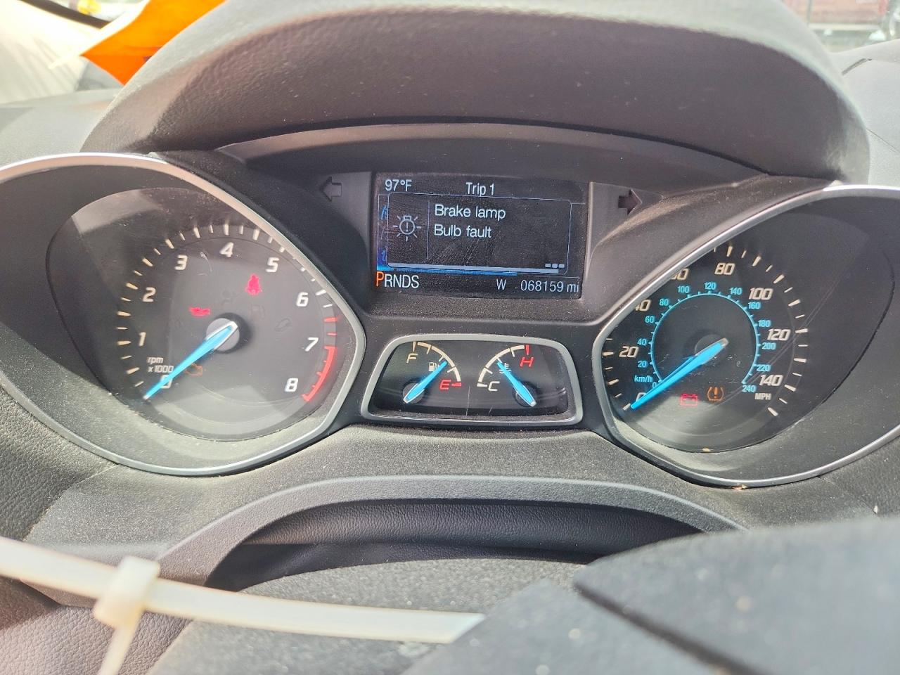 2015 Ford Escape Titanium Red vin: 1FMCU0J94FUA94797