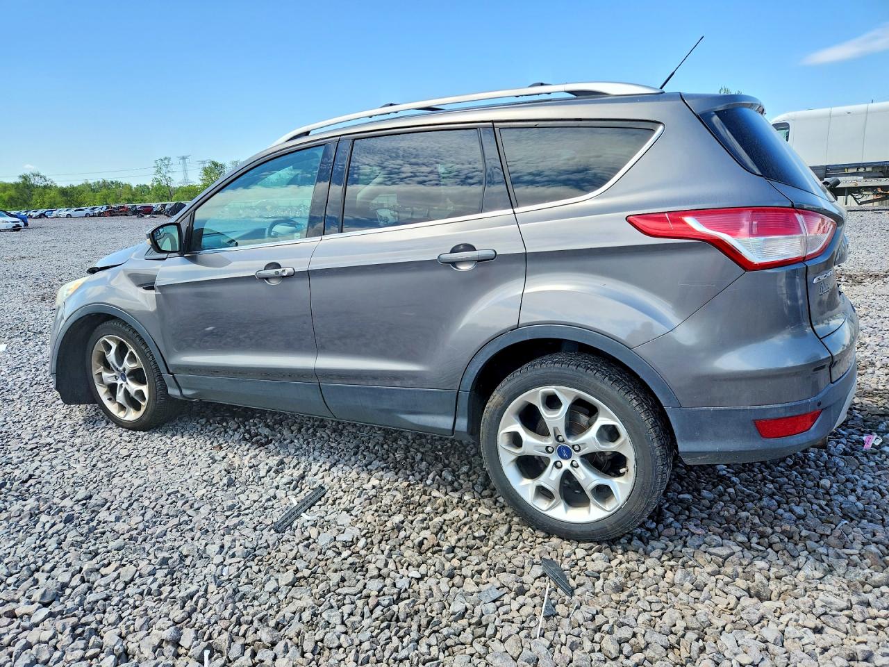 2013 Ford Escape Titanium Gray vin: 1FMCU0J95DUB20966