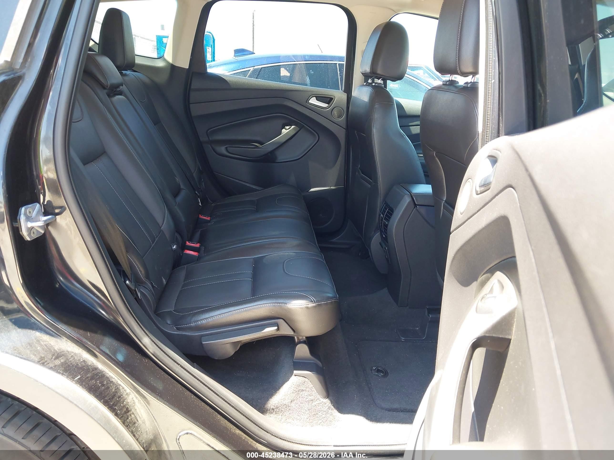 2013 Ford Escape Titanium Black vin: 1FMCU0J95DUB46001
