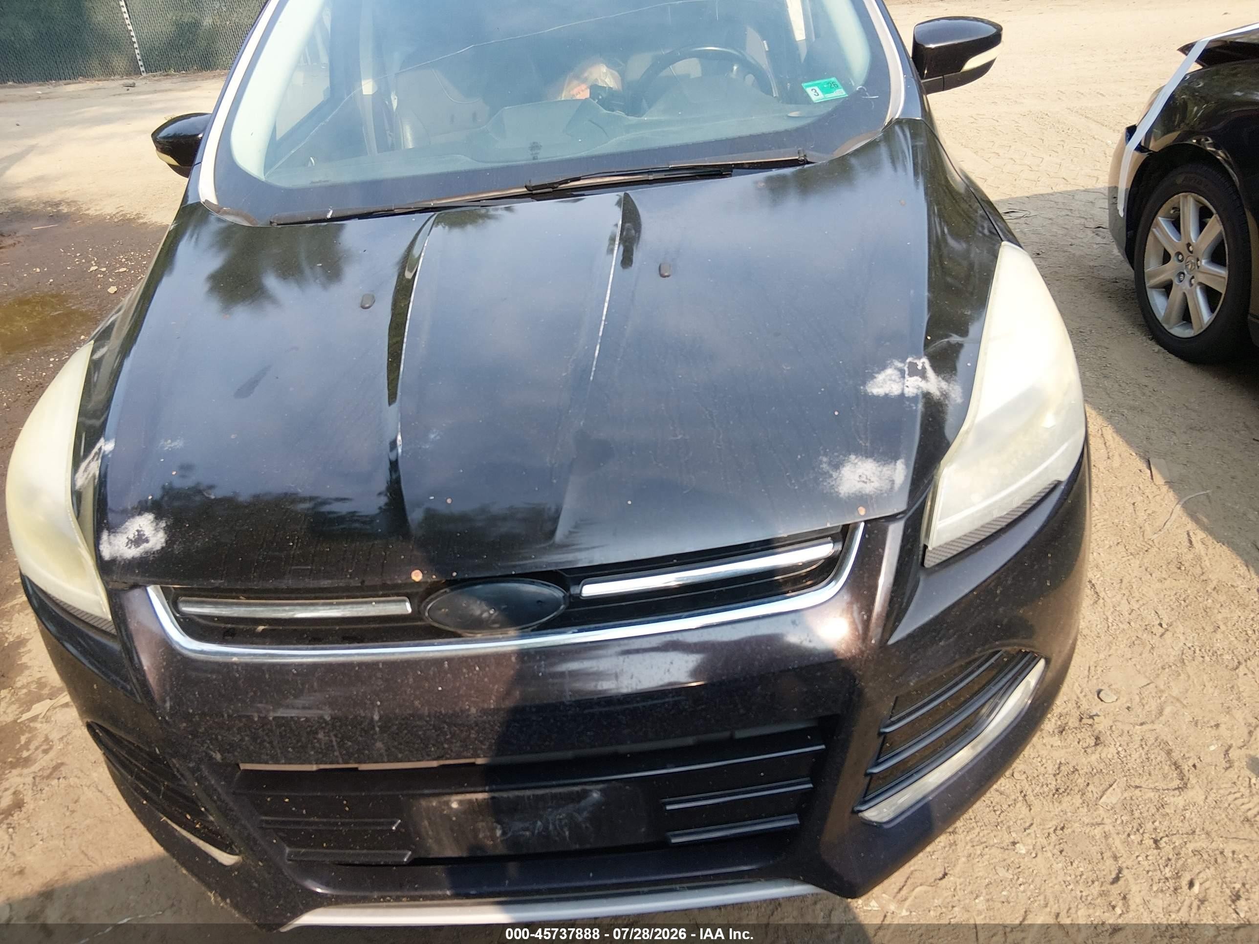 2013 Ford Escape Titanium Черный vin: 1FMCU0J95DUB51490