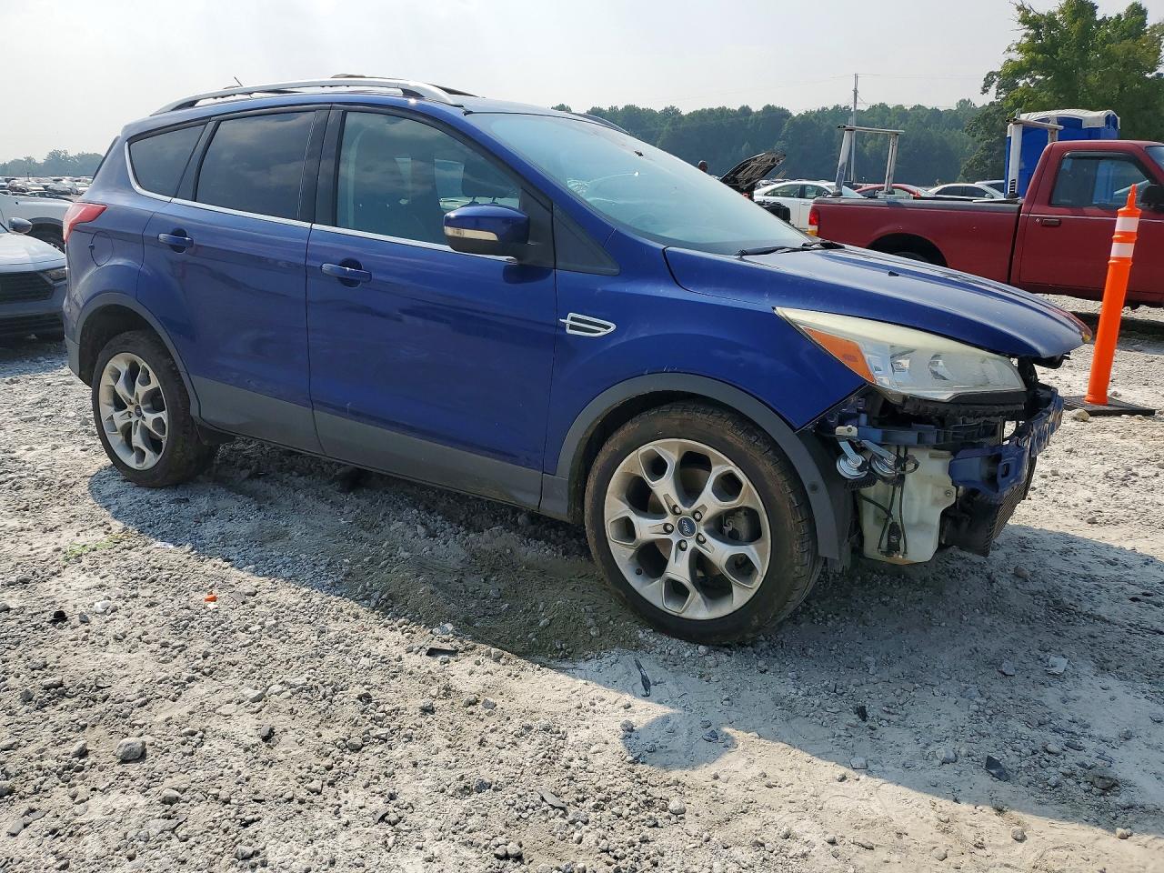 2013 Ford Escape Titanium Blue vin: 1FMCU0J95DUB89768