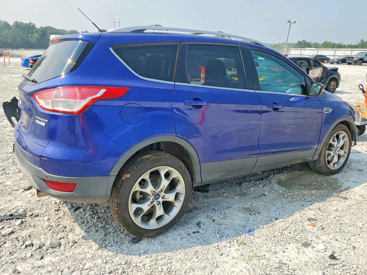 2013 Ford Escape Titanium Blue vin: 1FMCU0J95DUB89768