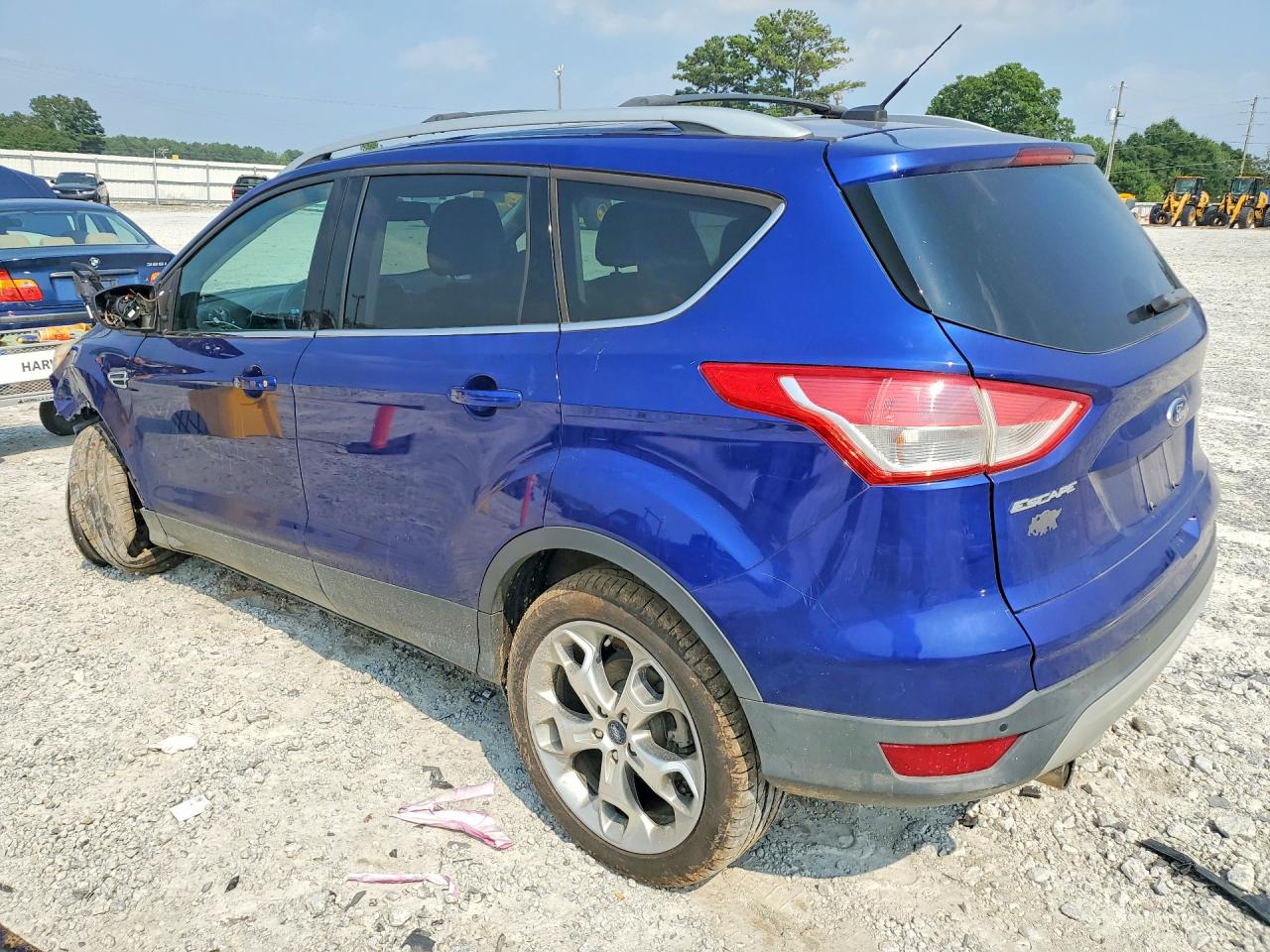 2013 Ford Escape Titanium Blue vin: 1FMCU0J95DUB89768