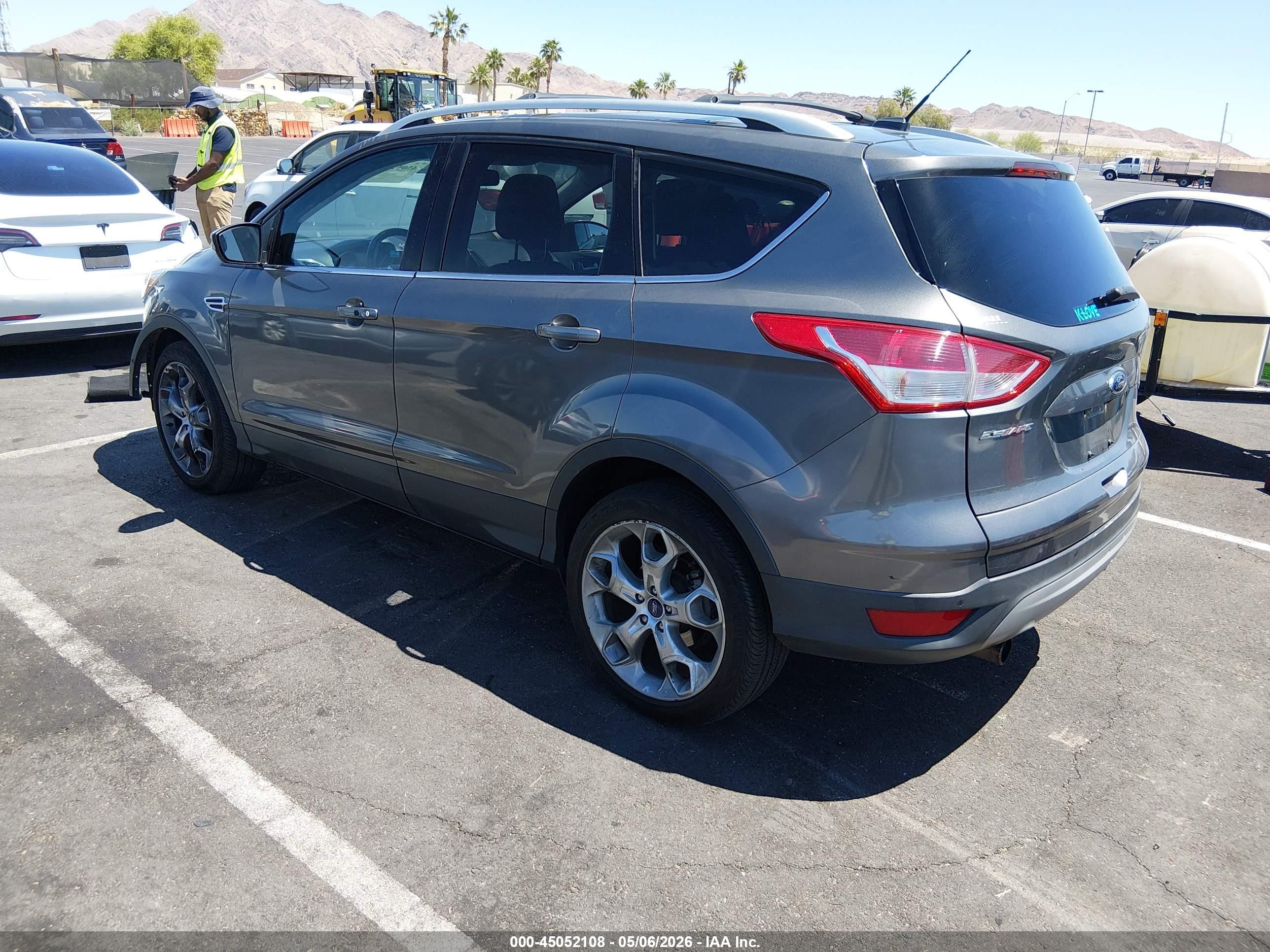 2013 Ford Escape Titanium Gray vin: 1FMCU0J95DUC78692