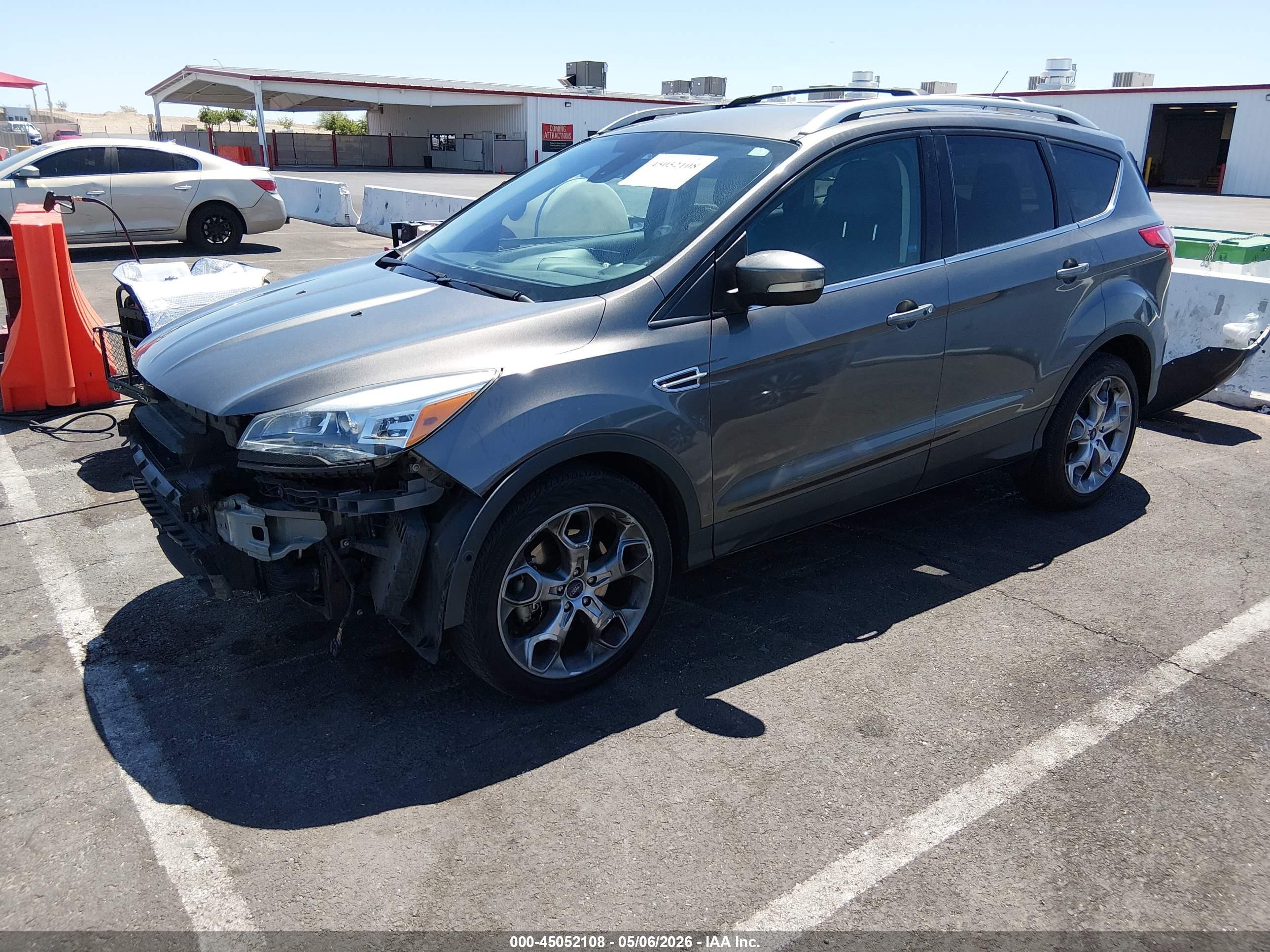 2013 Ford Escape Titanium Gray vin: 1FMCU0J95DUC78692