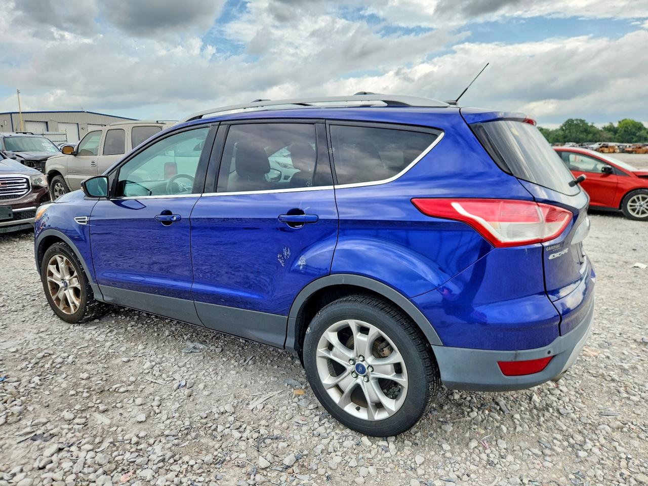 2014 Ford Escape Titanium Blue vin: 1FMCU0J95EUA76100