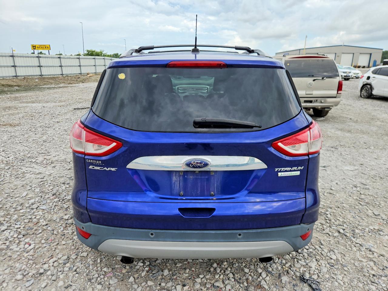 2014 Ford Escape Titanium Blue vin: 1FMCU0J95EUA76100