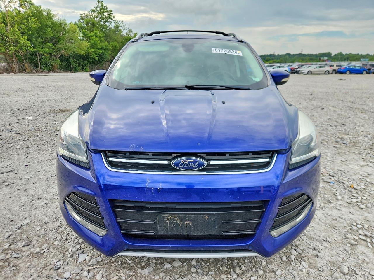2014 Ford Escape Titanium Blue vin: 1FMCU0J95EUA76100