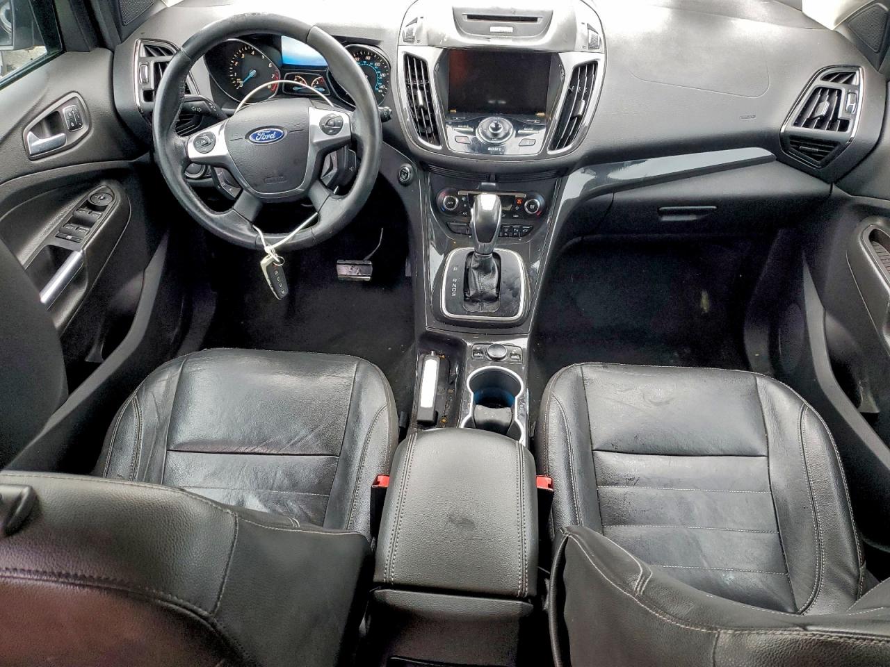 2014 Ford Escape Titanium Черный vin: 1FMCU0J95EUA93592