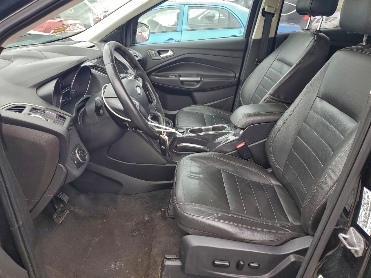 2014 Ford Escape Titanium Черный vin: 1FMCU0J95EUA93592