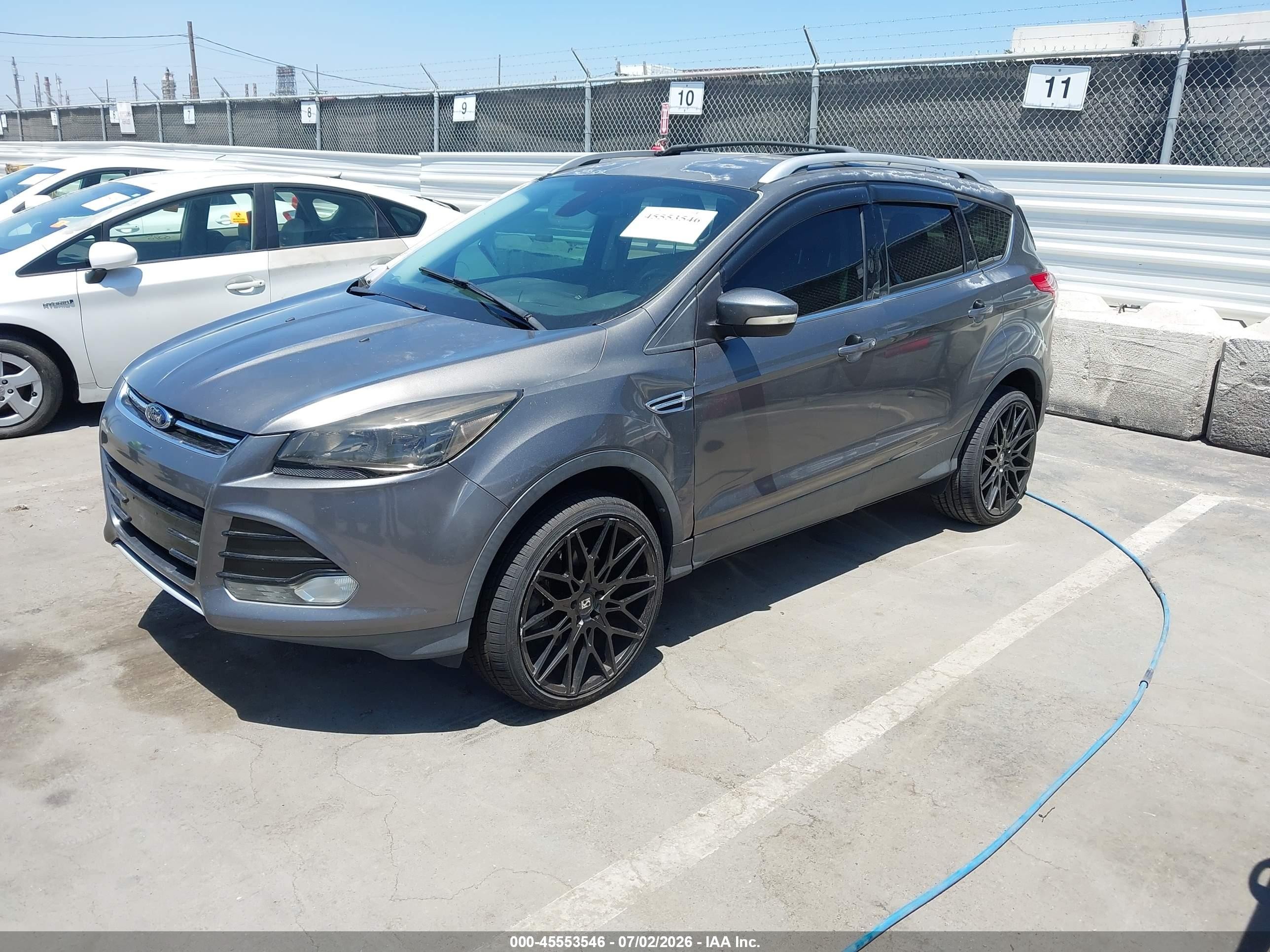 2014 Ford Escape Titanium Gray vin: 1FMCU0J95EUB54794