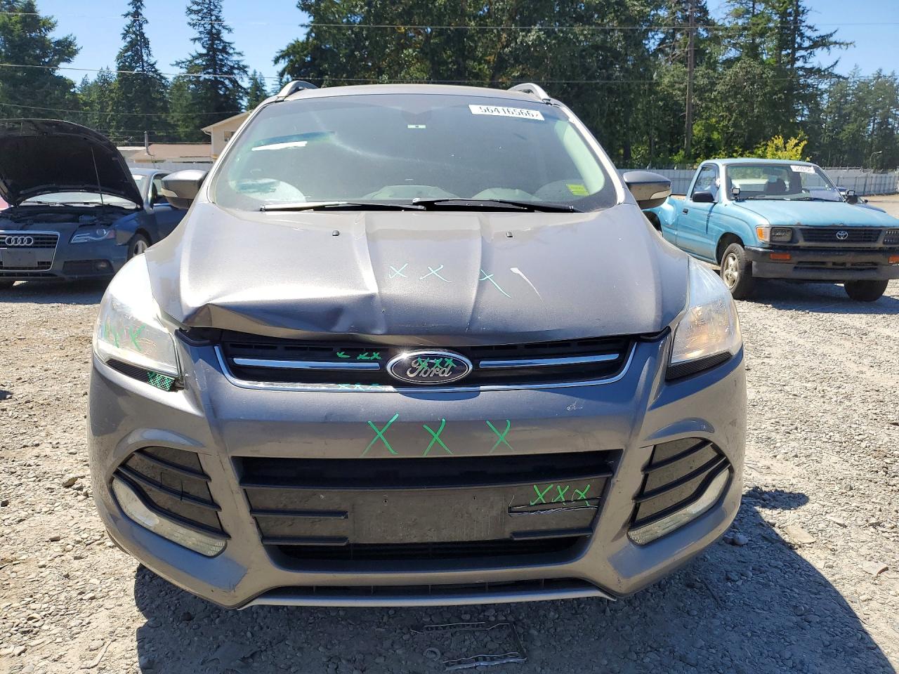 2014 Ford Escape Titanium Gray vin: 1FMCU0J95EUD73965
