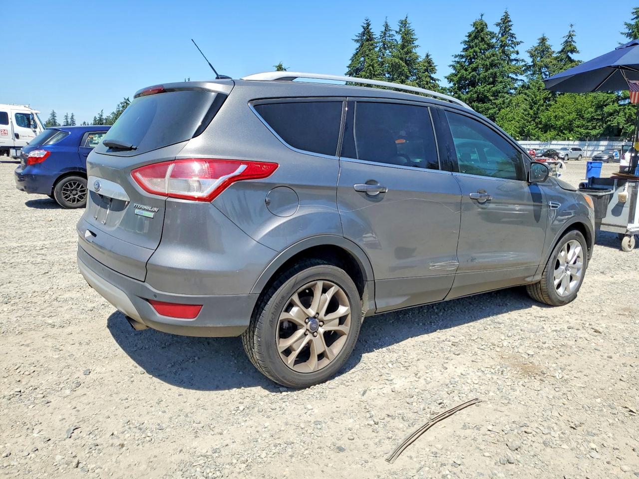 2014 Ford Escape Titanium Gray vin: 1FMCU0J95EUD73965