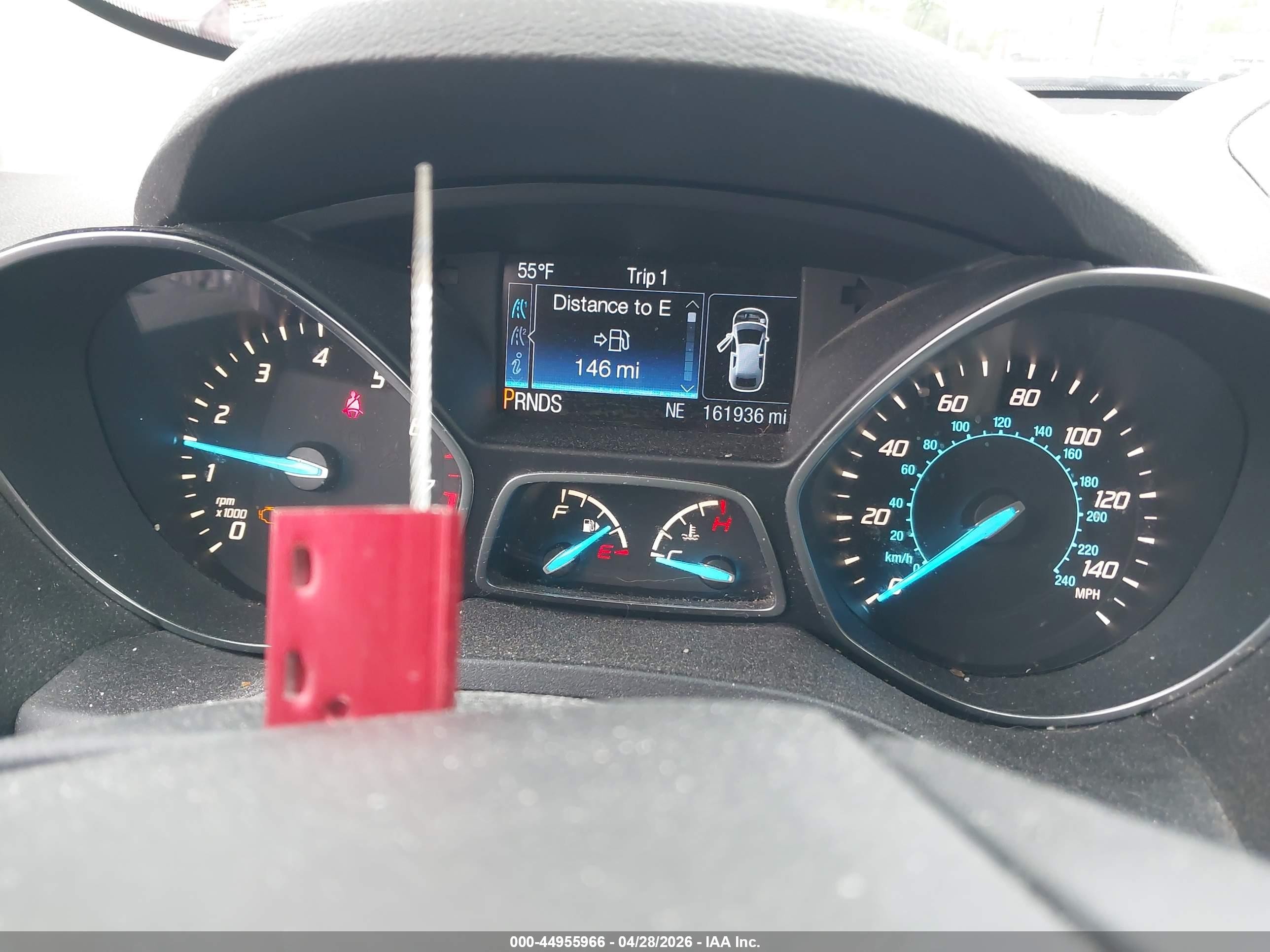 2014 Ford Escape Titanium Red vin: 1FMCU0J95EUE20637