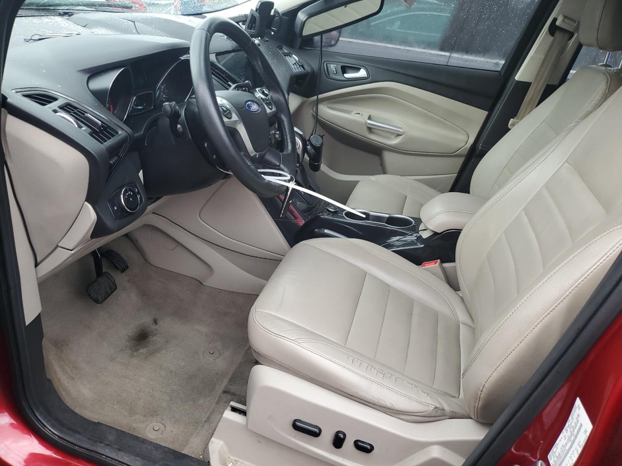2014 Ford Escape Titanium Maroon vin: 1FMCU0J95EUE23702