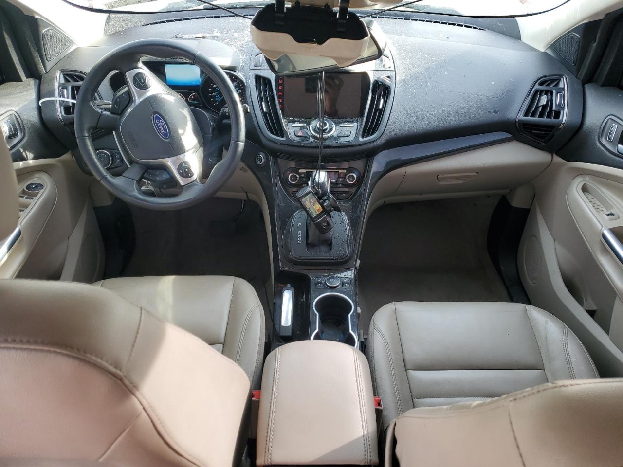 2014 Ford Escape Titanium Maroon vin: 1FMCU0J95EUE23702