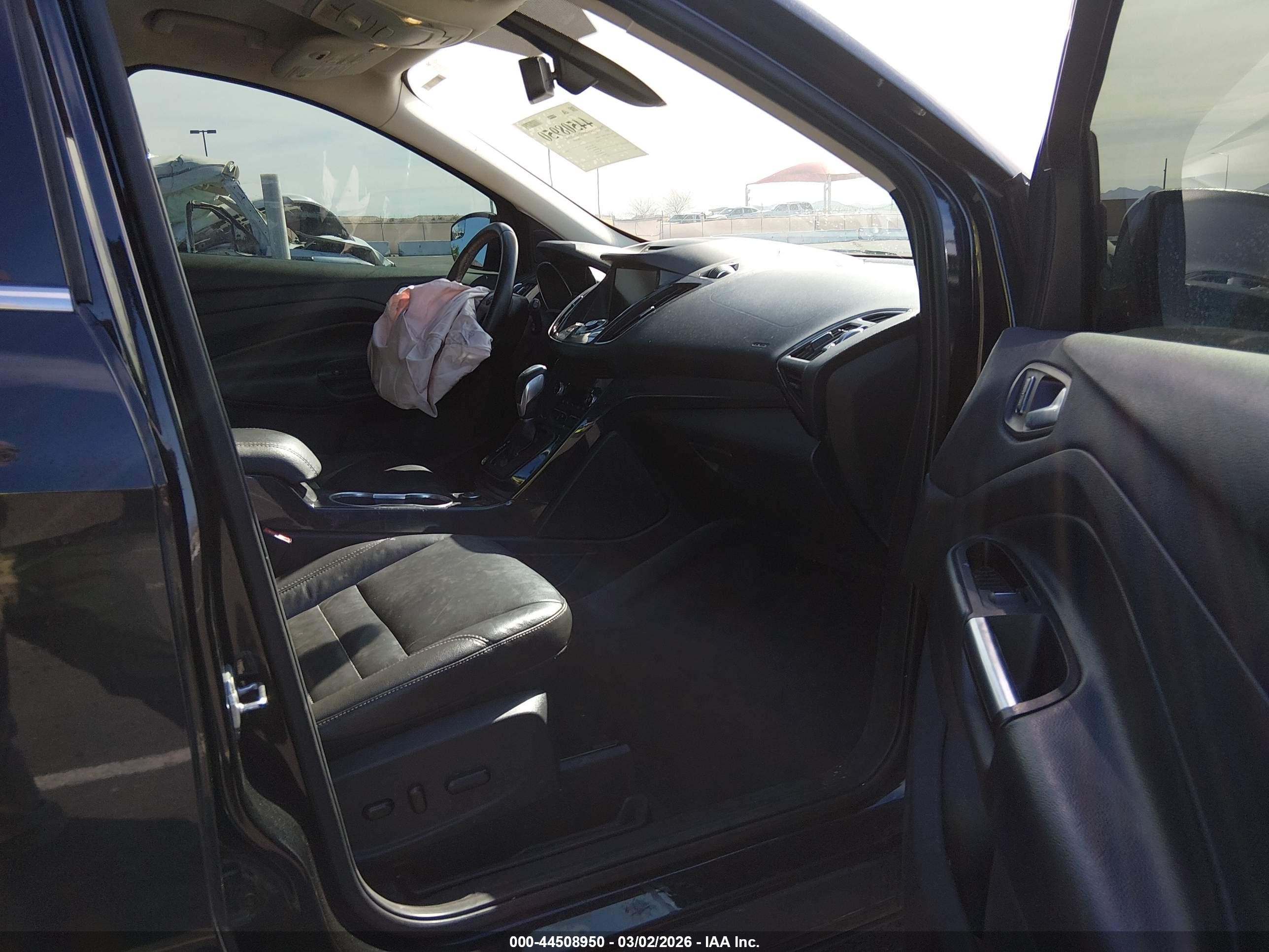 2015 Ford Escape Titanium Black vin: 1FMCU0J95FUA44006