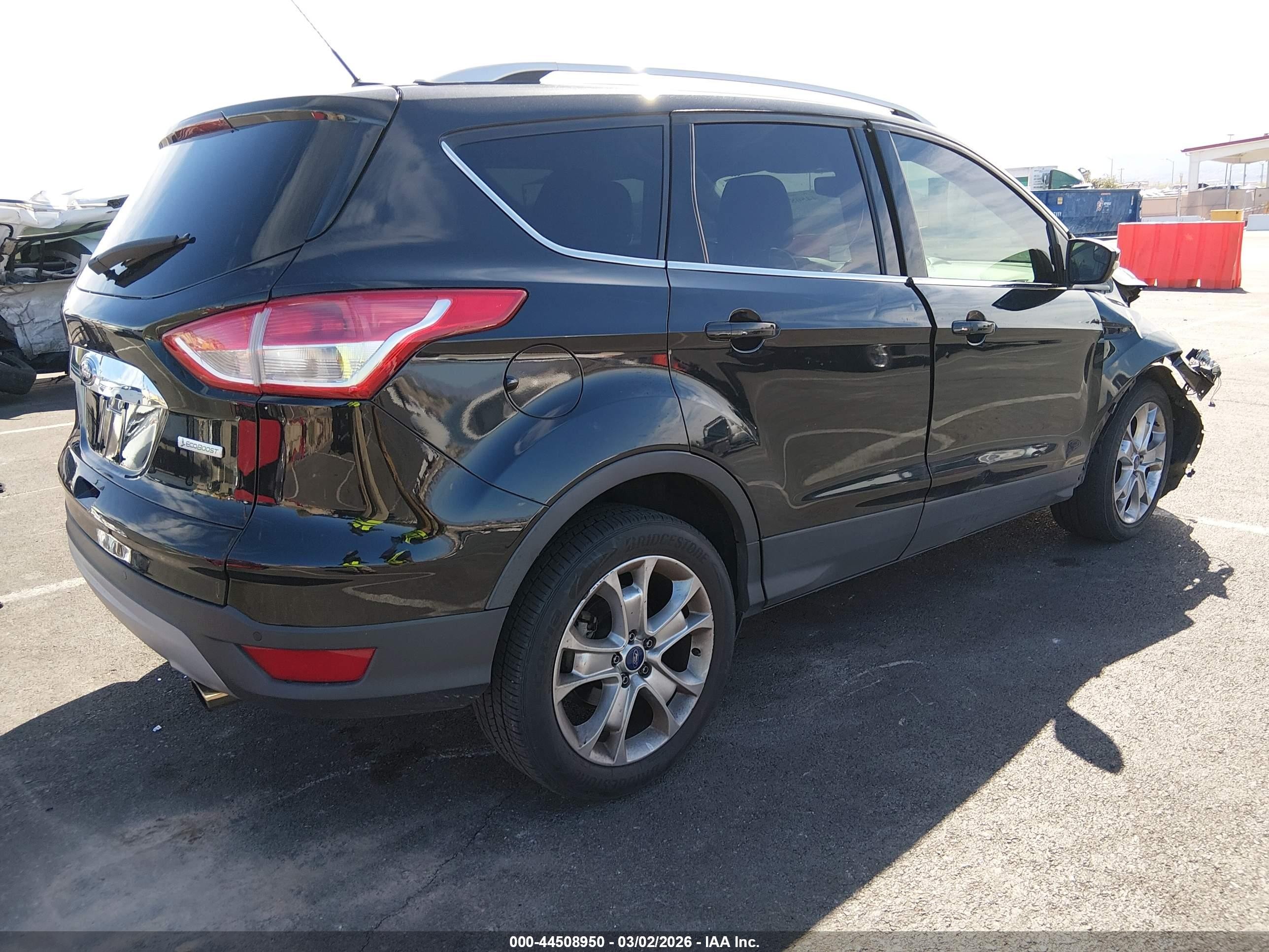 2015 Ford Escape Titanium Black vin: 1FMCU0J95FUA44006