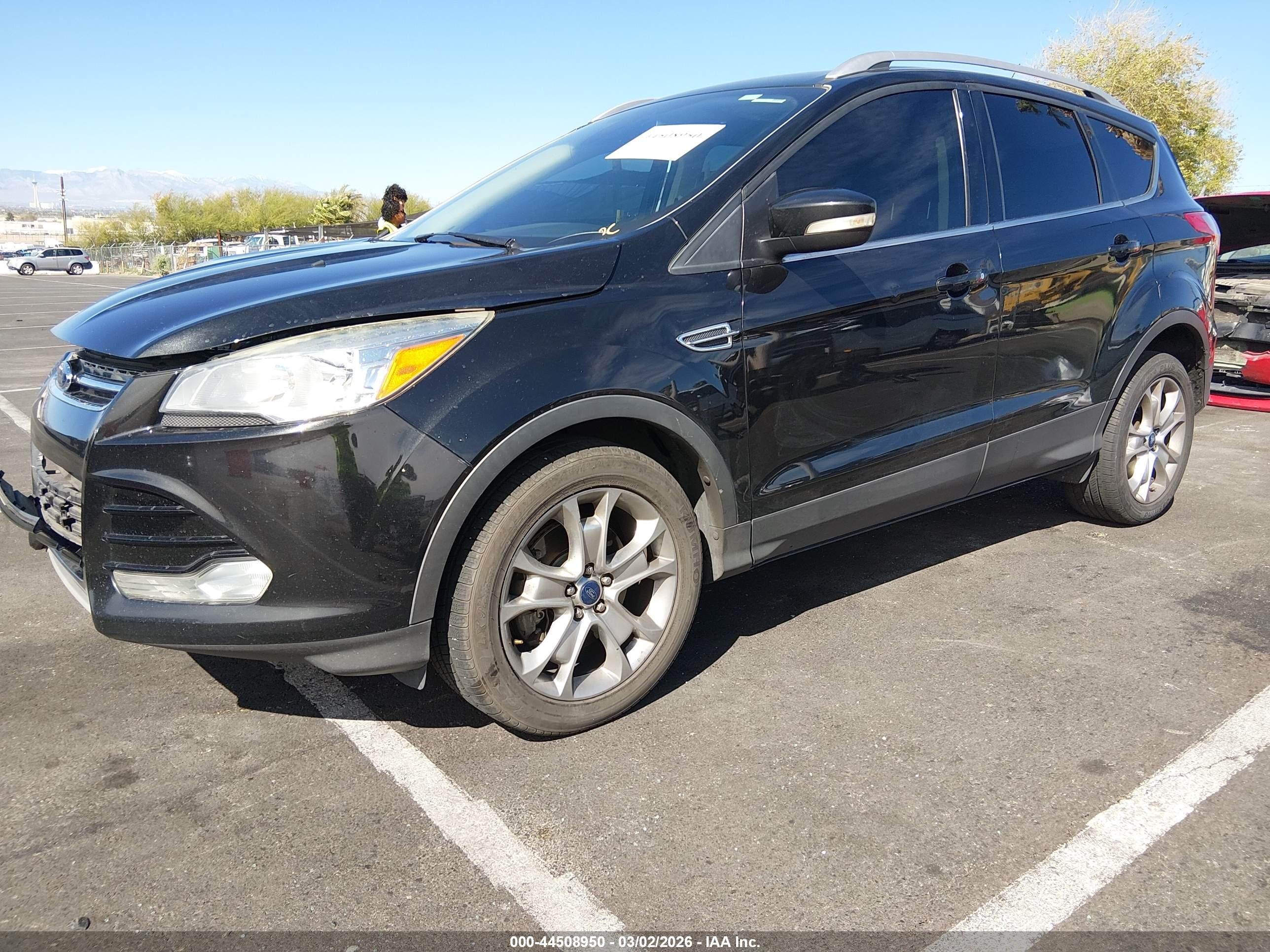 2015 Ford Escape Titanium Black vin: 1FMCU0J95FUA44006