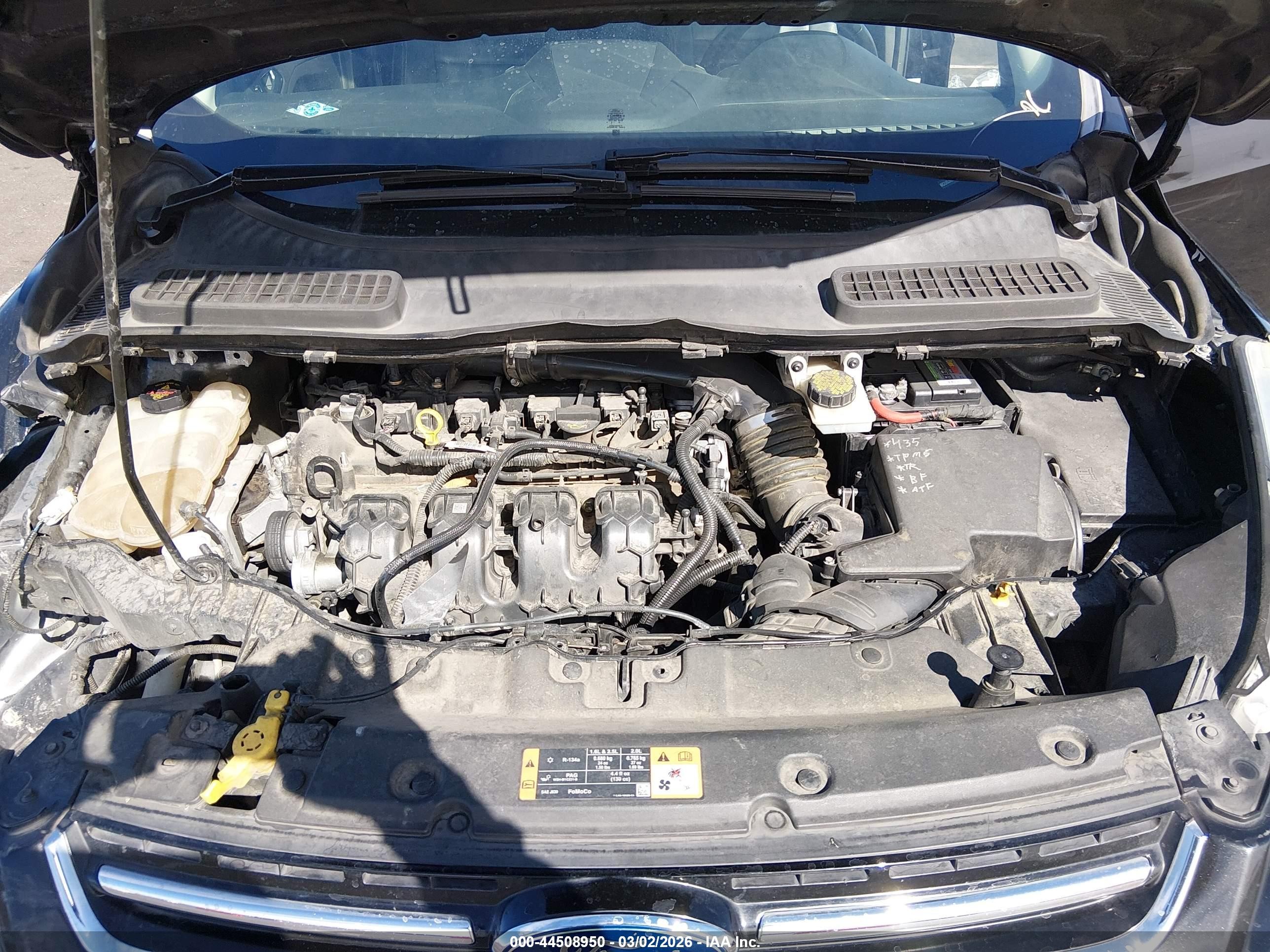 2015 Ford Escape Titanium Black vin: 1FMCU0J95FUA44006