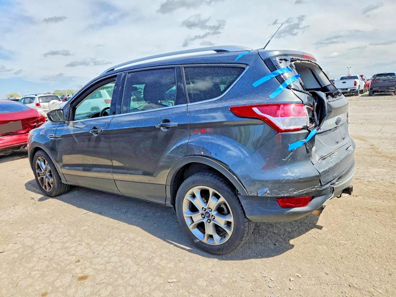 2015 Ford Escape Titanium Gray vin: 1FMCU0J95FUA89186