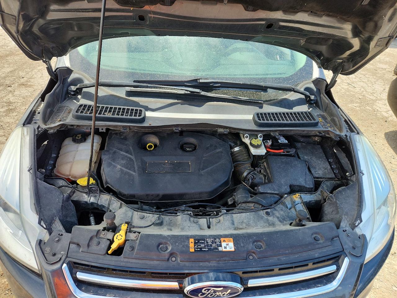 2015 Ford Escape Titanium Gray vin: 1FMCU0J95FUA89186