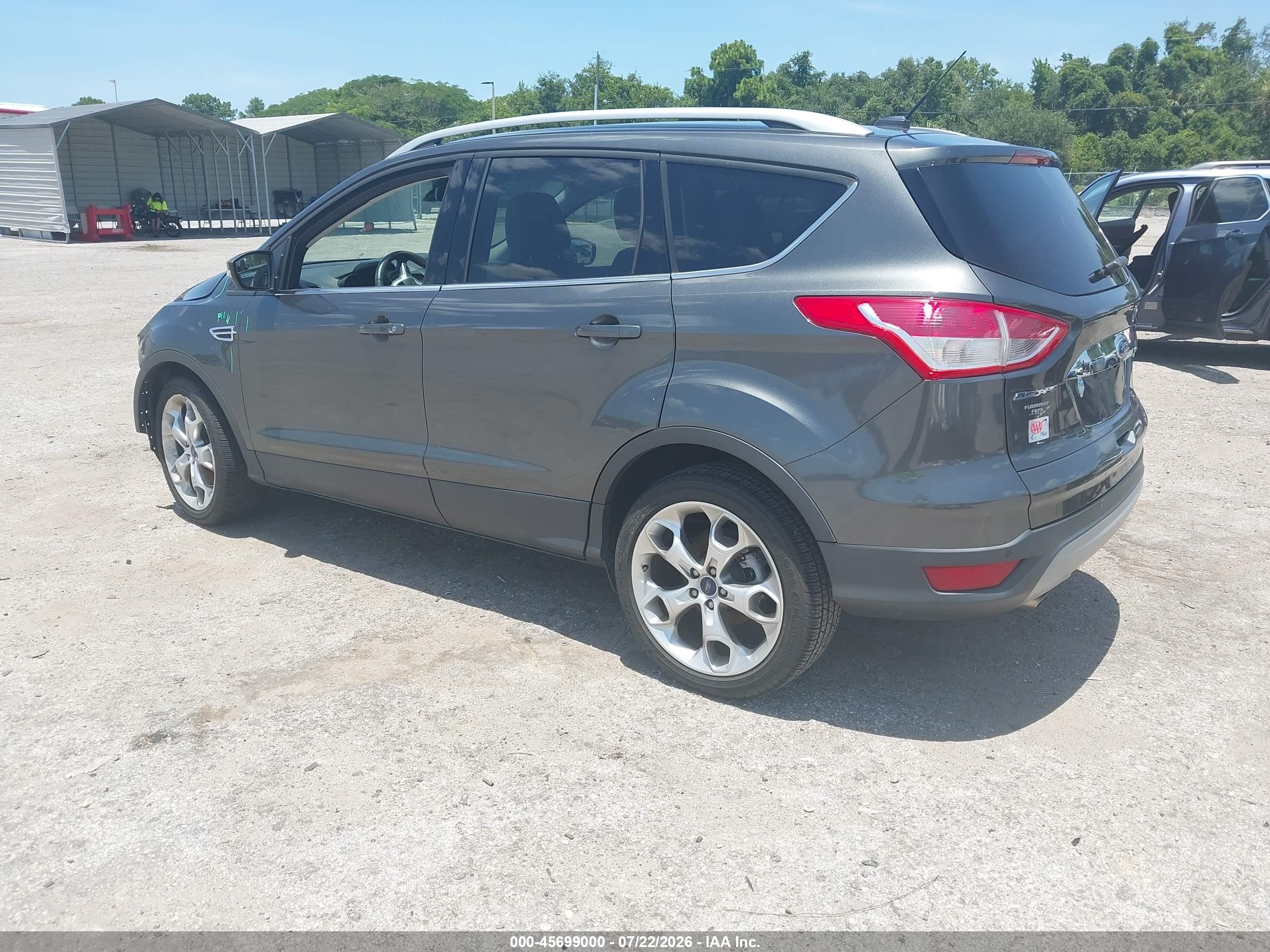 2015 Ford Escape Titanium Gray vin: 1FMCU0J95FUB78448
