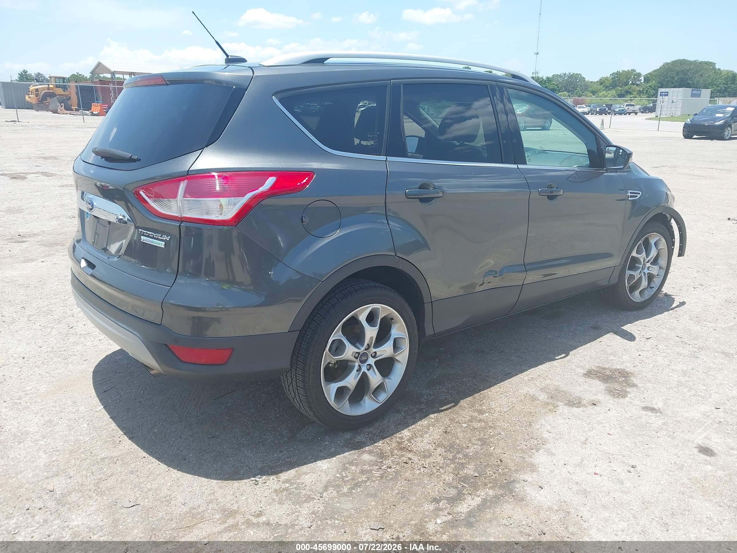 2015 Ford Escape Titanium Gray vin: 1FMCU0J95FUB78448