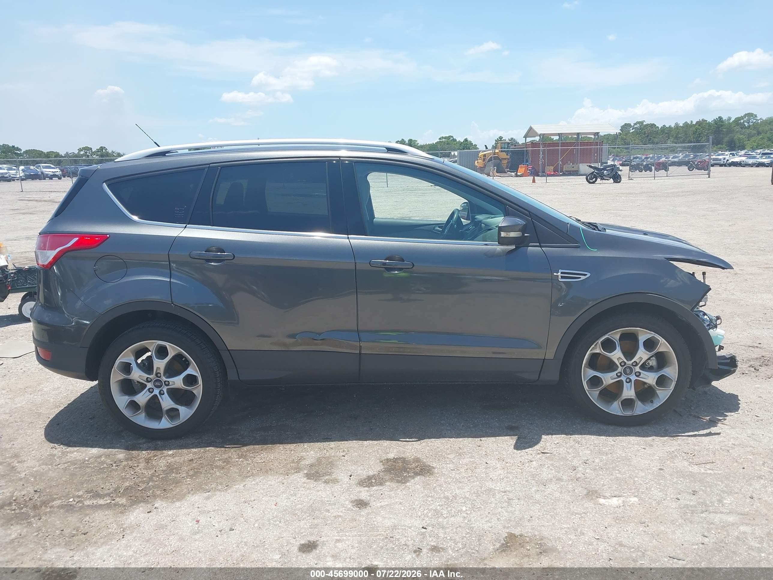 2015 Ford Escape Titanium Gray vin: 1FMCU0J95FUB78448
