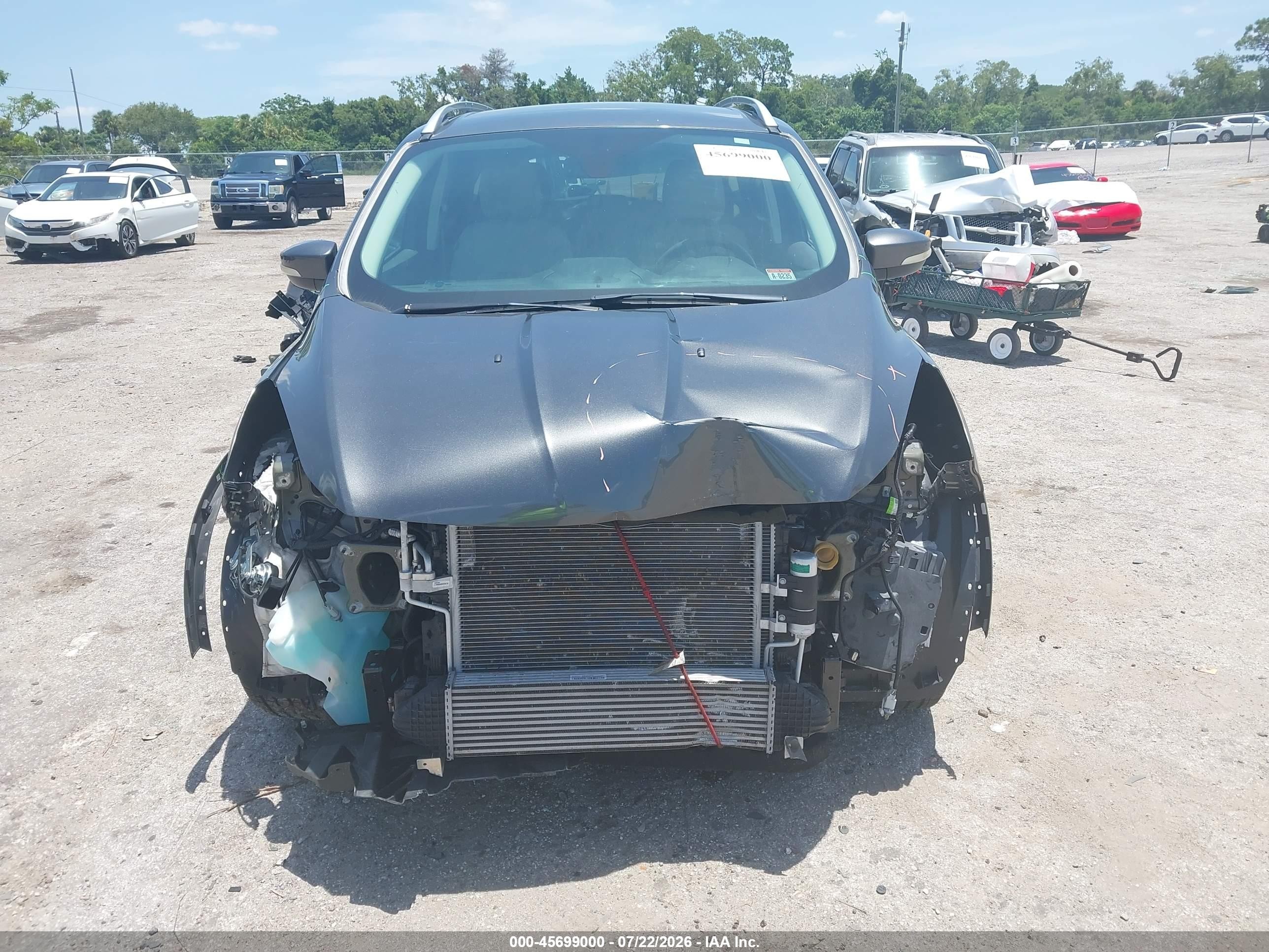 2015 Ford Escape Titanium Gray vin: 1FMCU0J95FUB78448