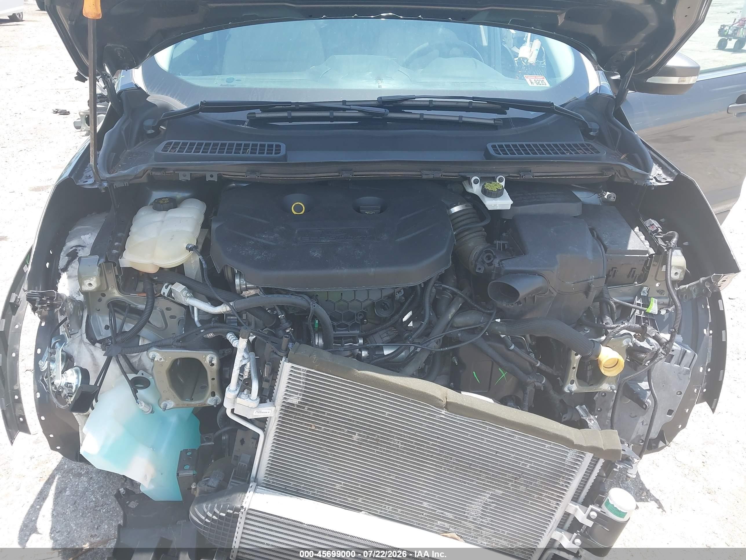 2015 Ford Escape Titanium Gray vin: 1FMCU0J95FUB78448