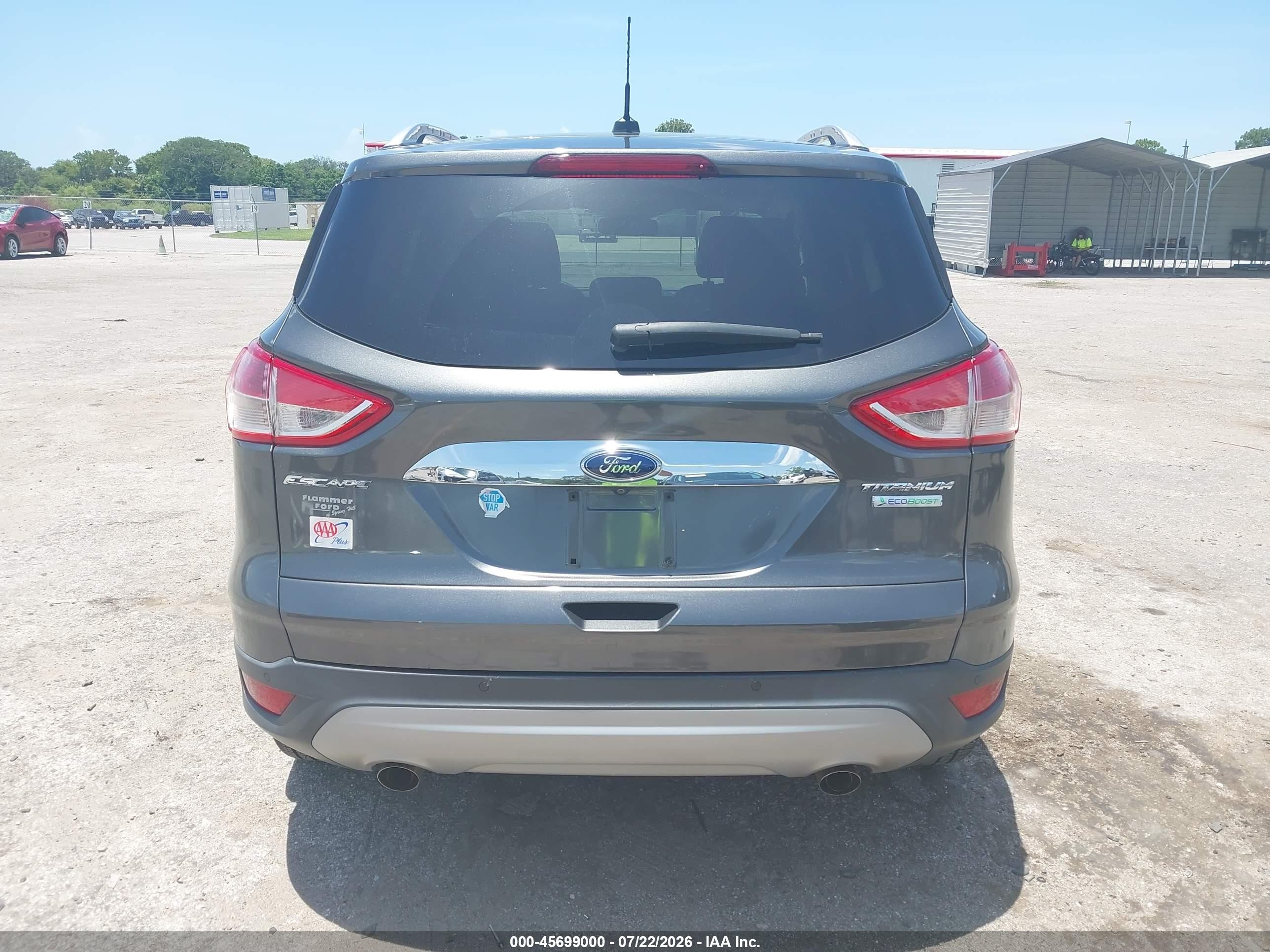 2015 Ford Escape Titanium Gray vin: 1FMCU0J95FUB78448